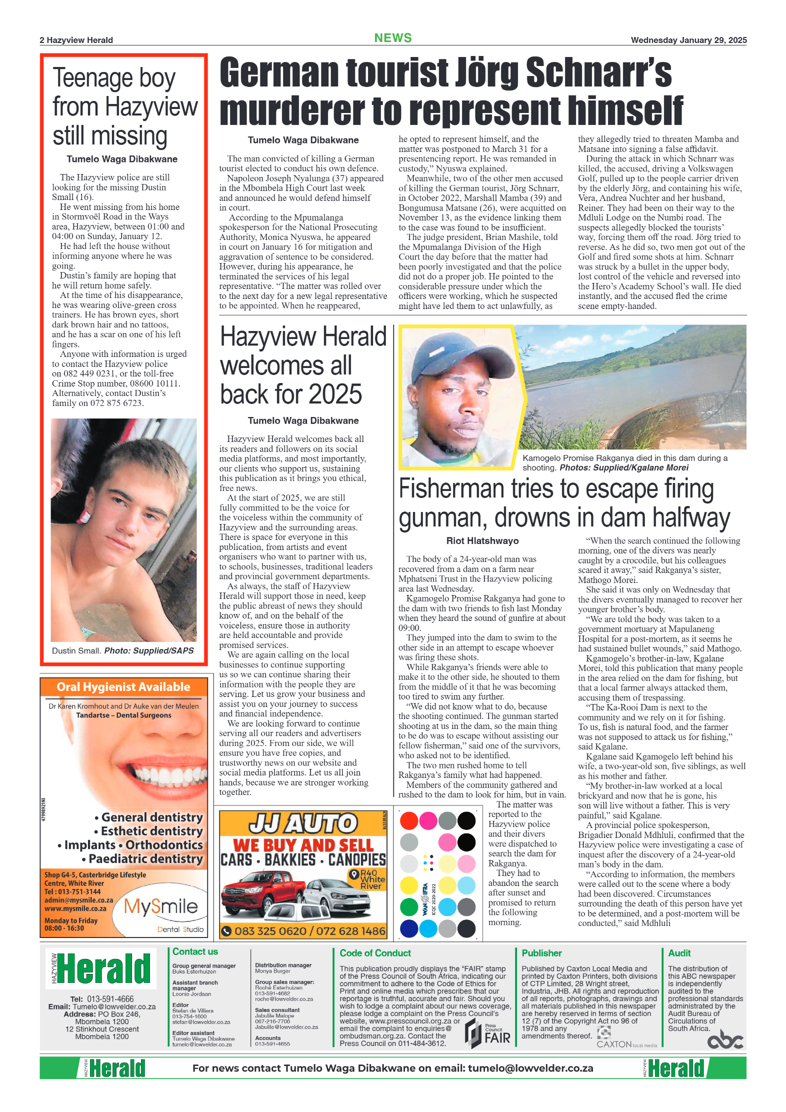 Hazyview Herald 29 January 2025 page 2
