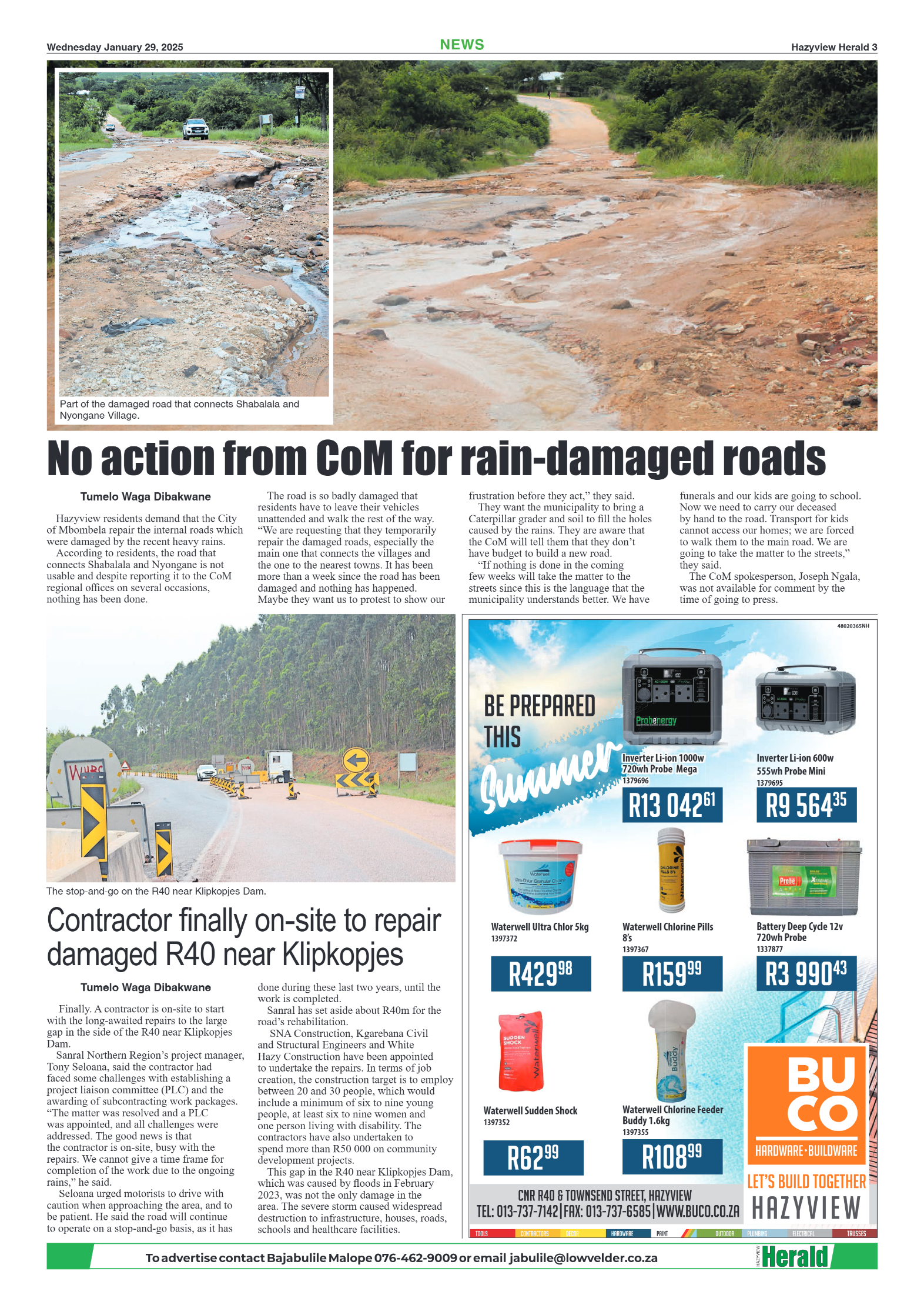 Hazyview Herald 29 January 2025 page 3