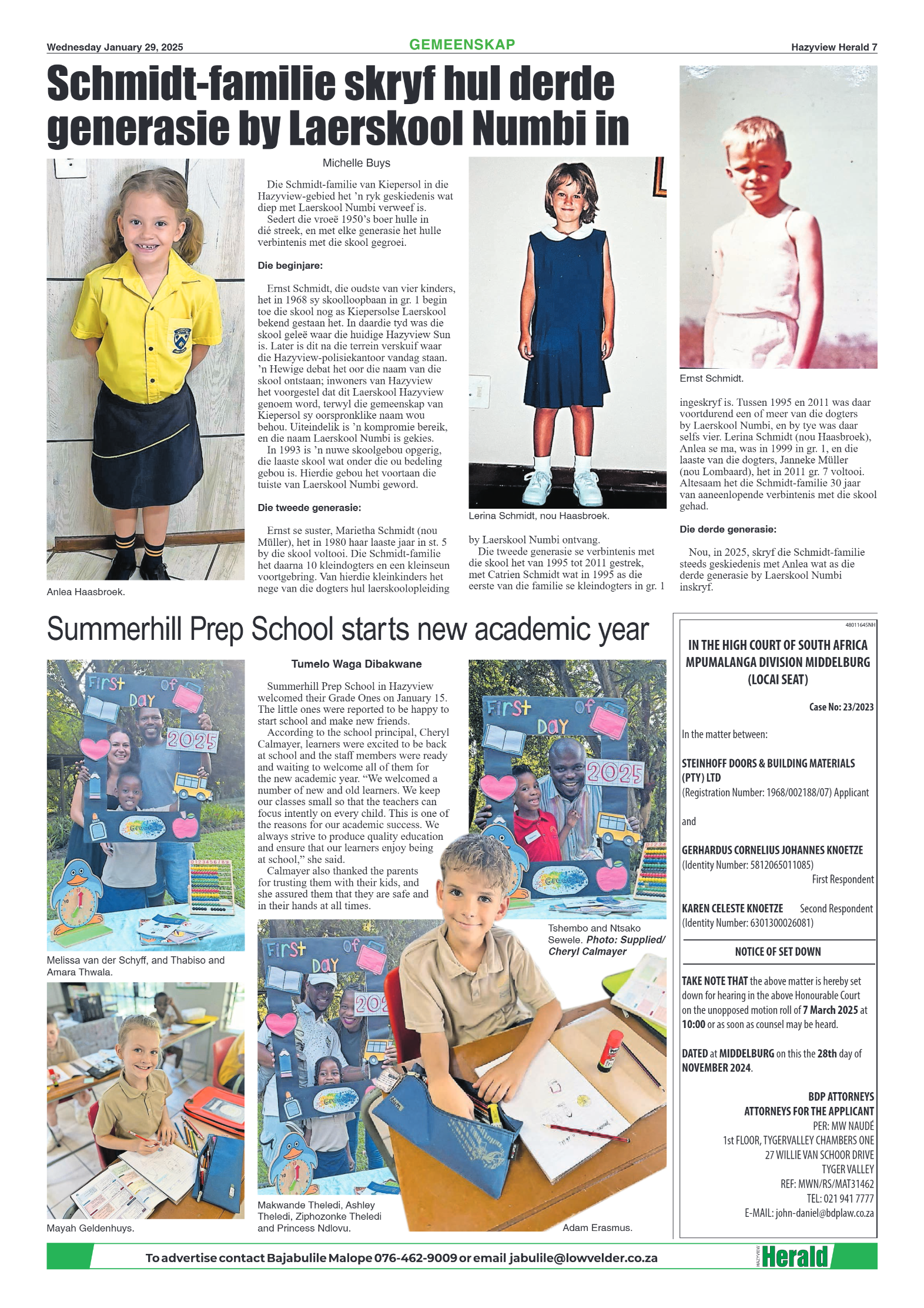Hazyview Herald 29 January 2025 page 7
