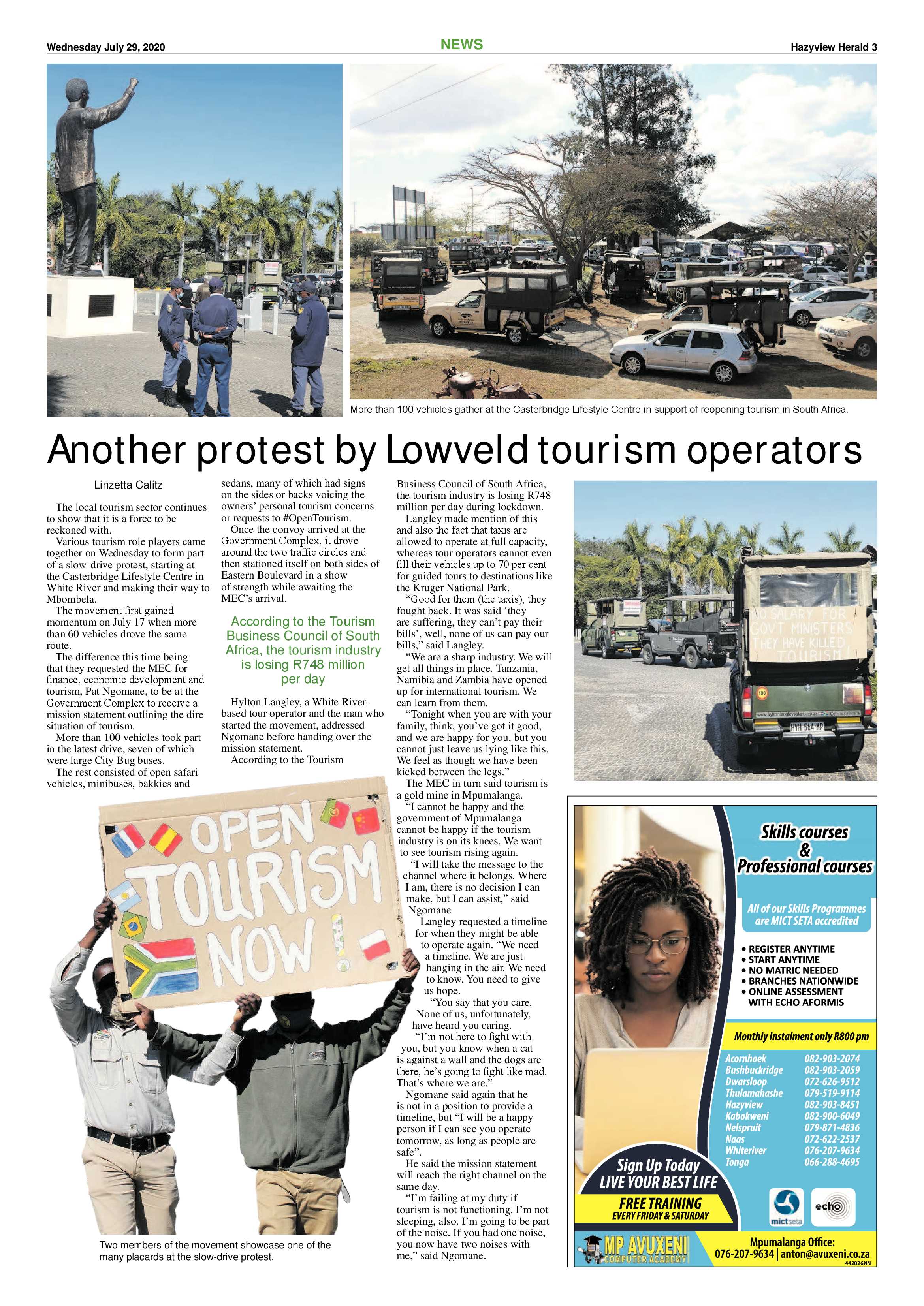 Hazyview Herald 29 July 2020 page 3