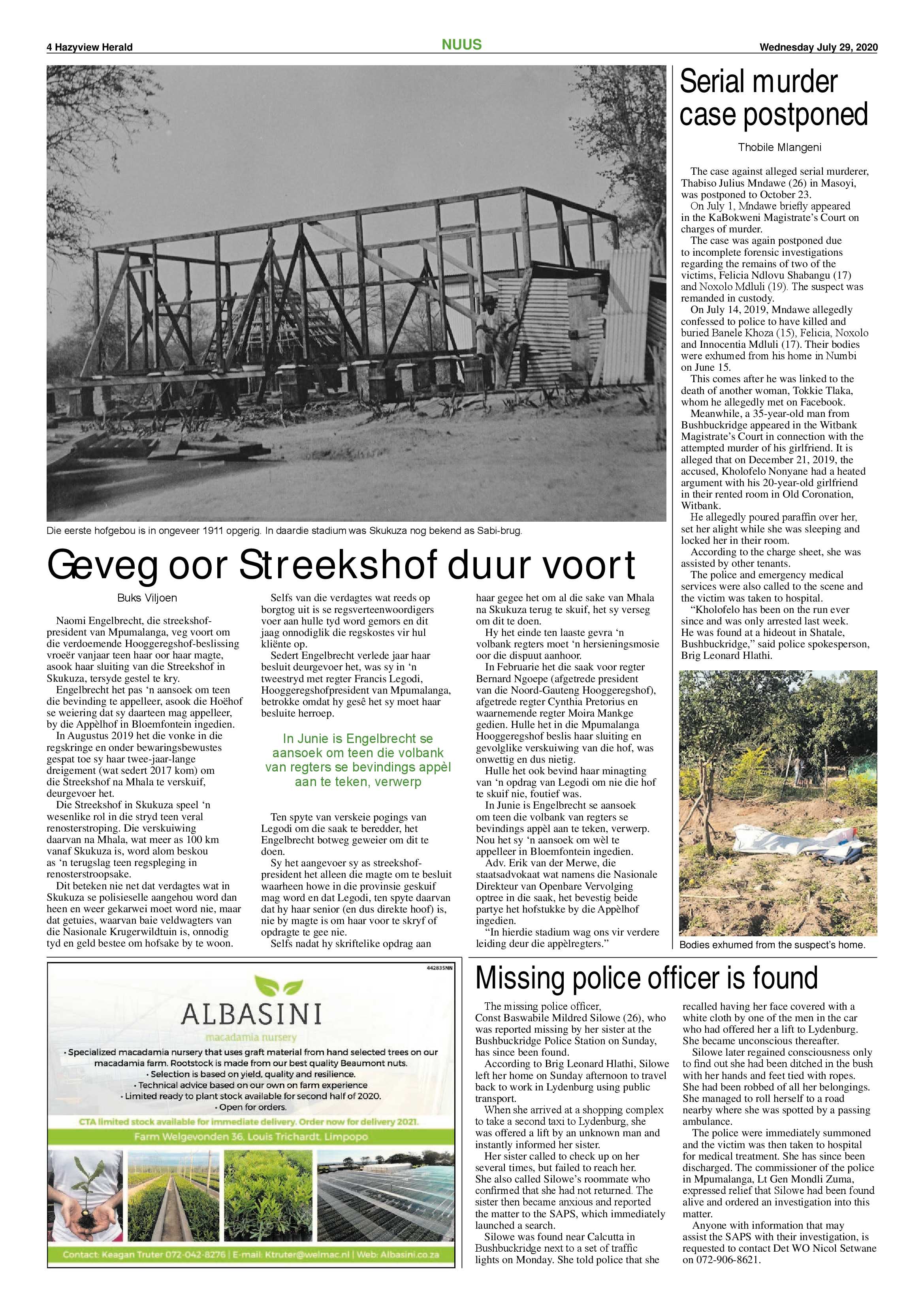 Hazyview Herald 29 July 2020 page 4
