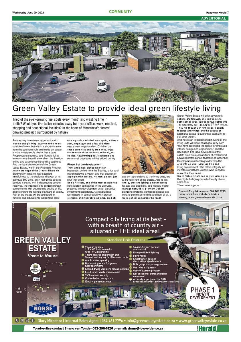 Hazyview Herald 29 June 2022 page 7