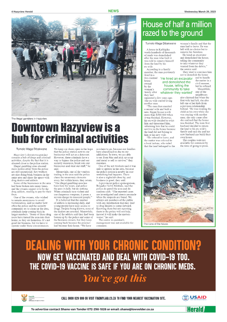Hazyview Herald 29 March 2023 page 4