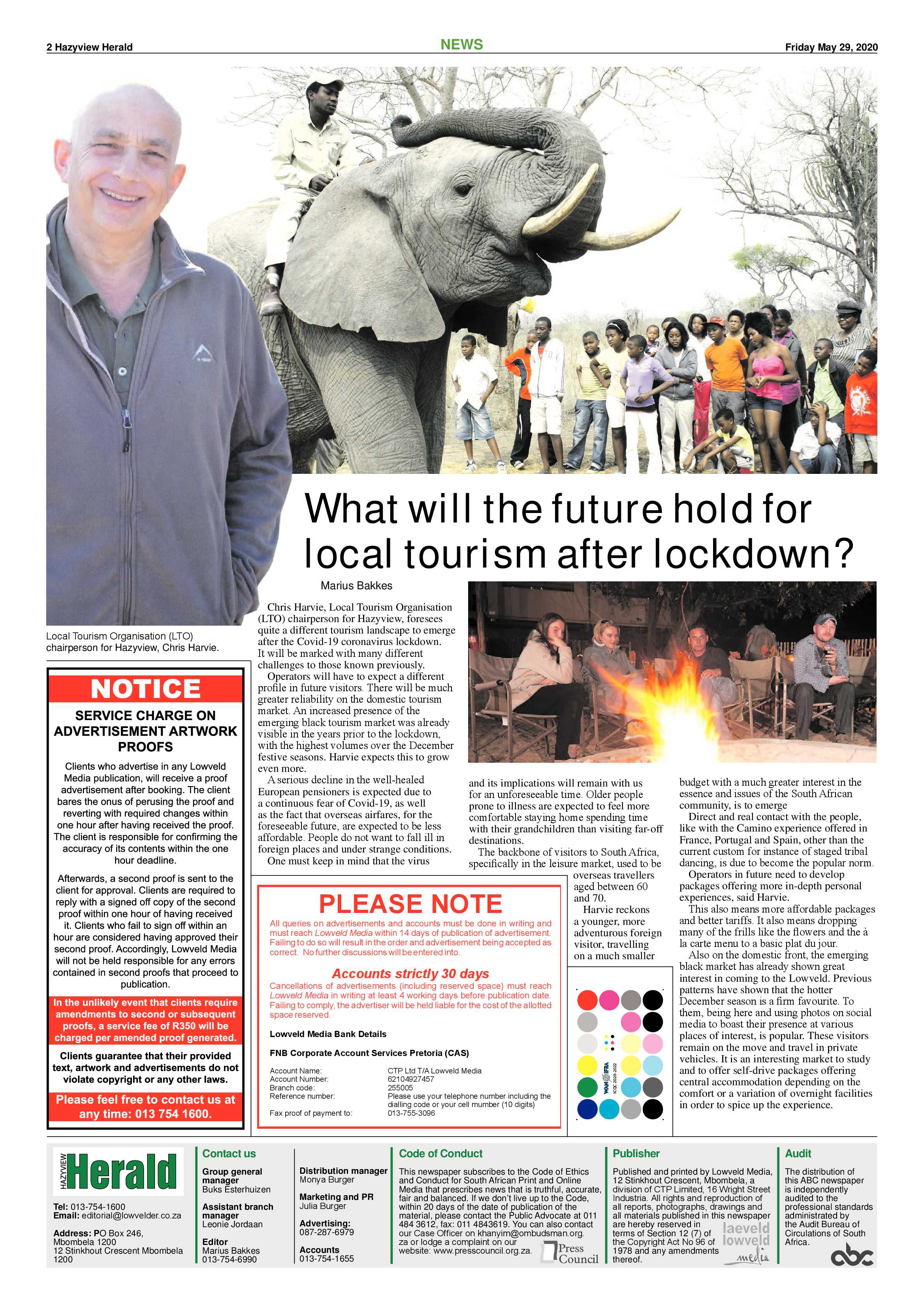 Hazyview Herald 29 May 2020 page 2