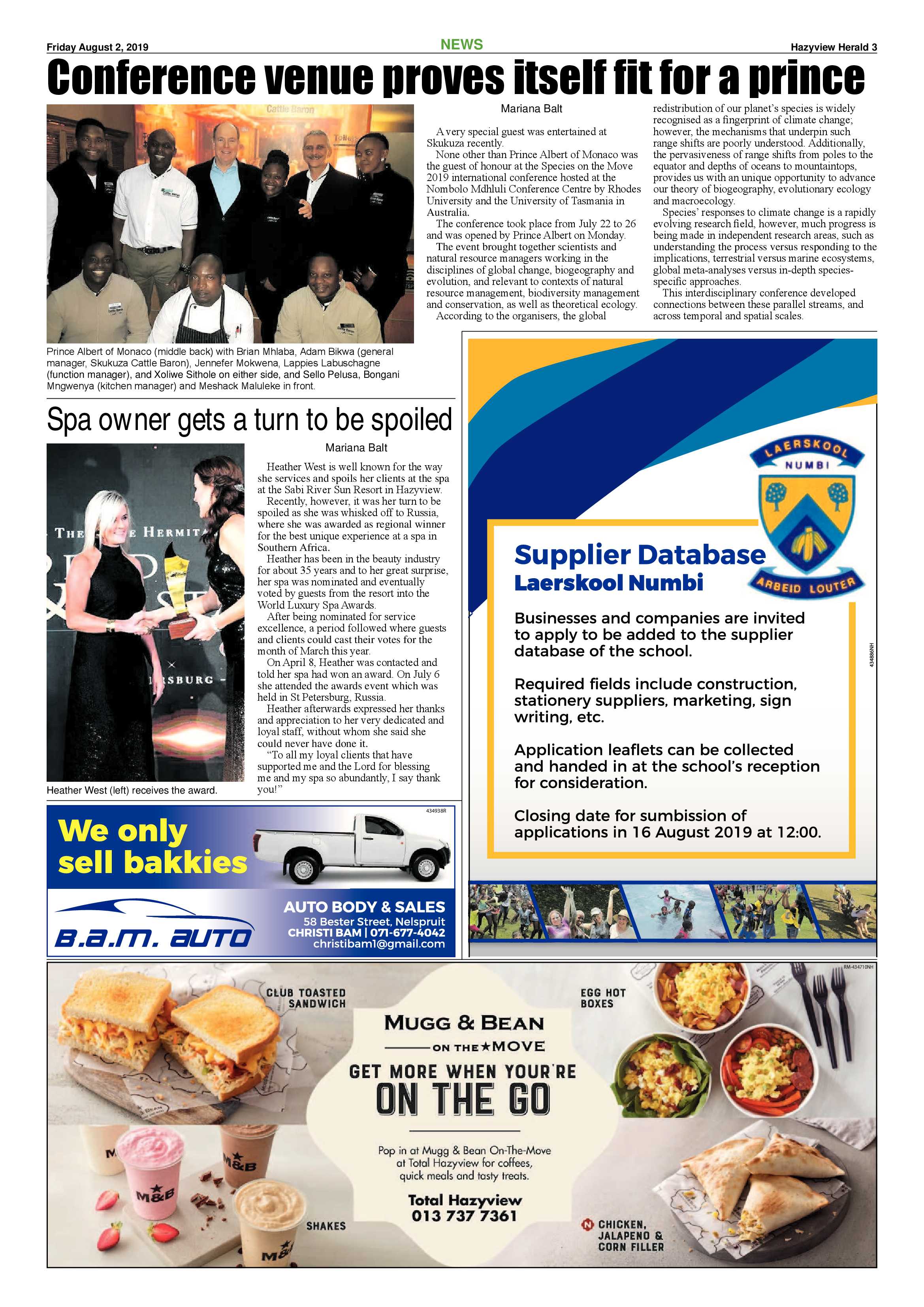 Hazyview Herald 2 August 2019 page 3