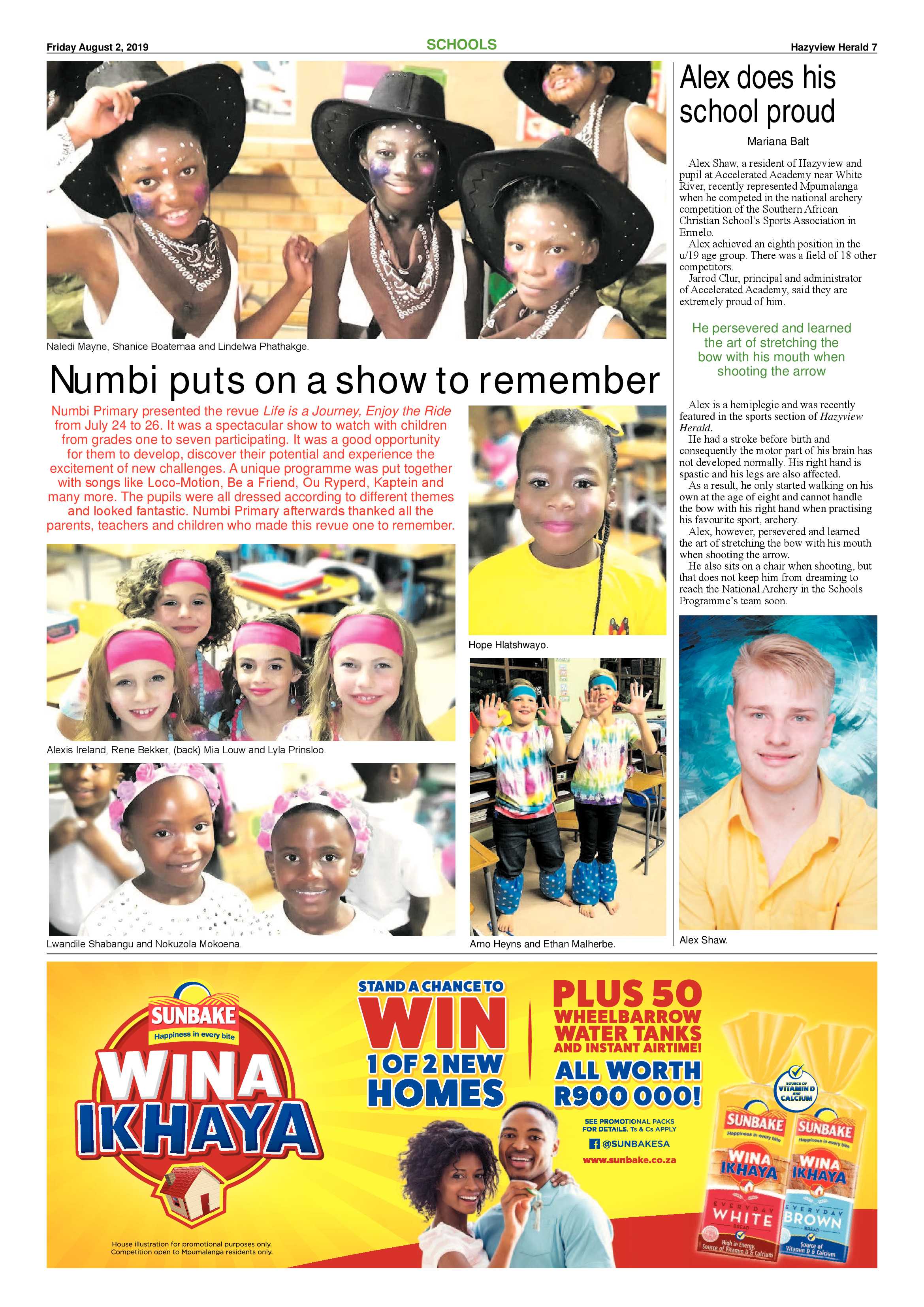 Hazyview Herald 2 August 2019 page 7
