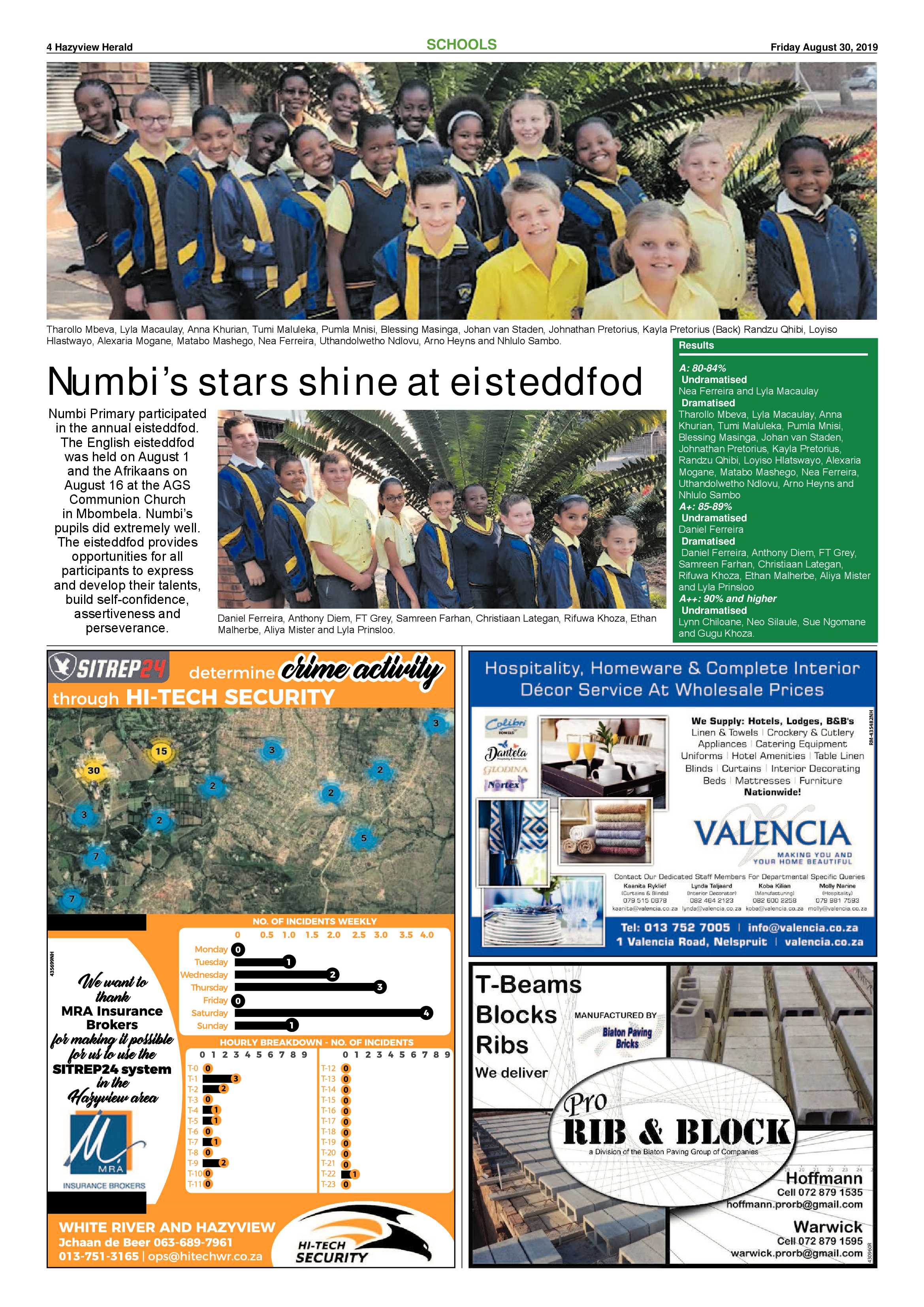 Hazyview Herald 30 August 2019 page 4