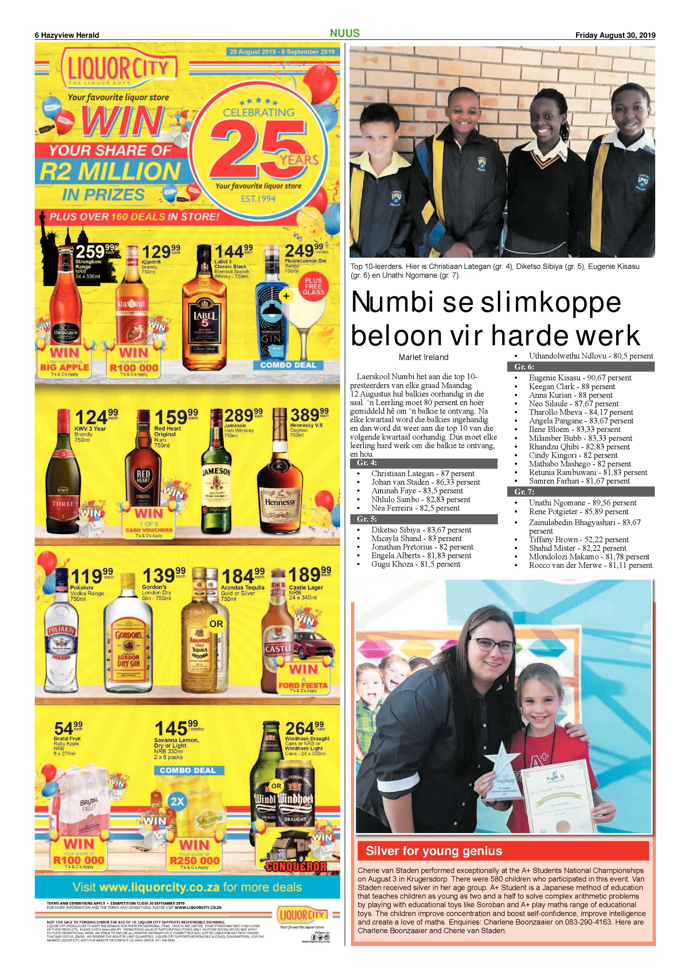 Hazyview Herald 30 August 2019 page 6