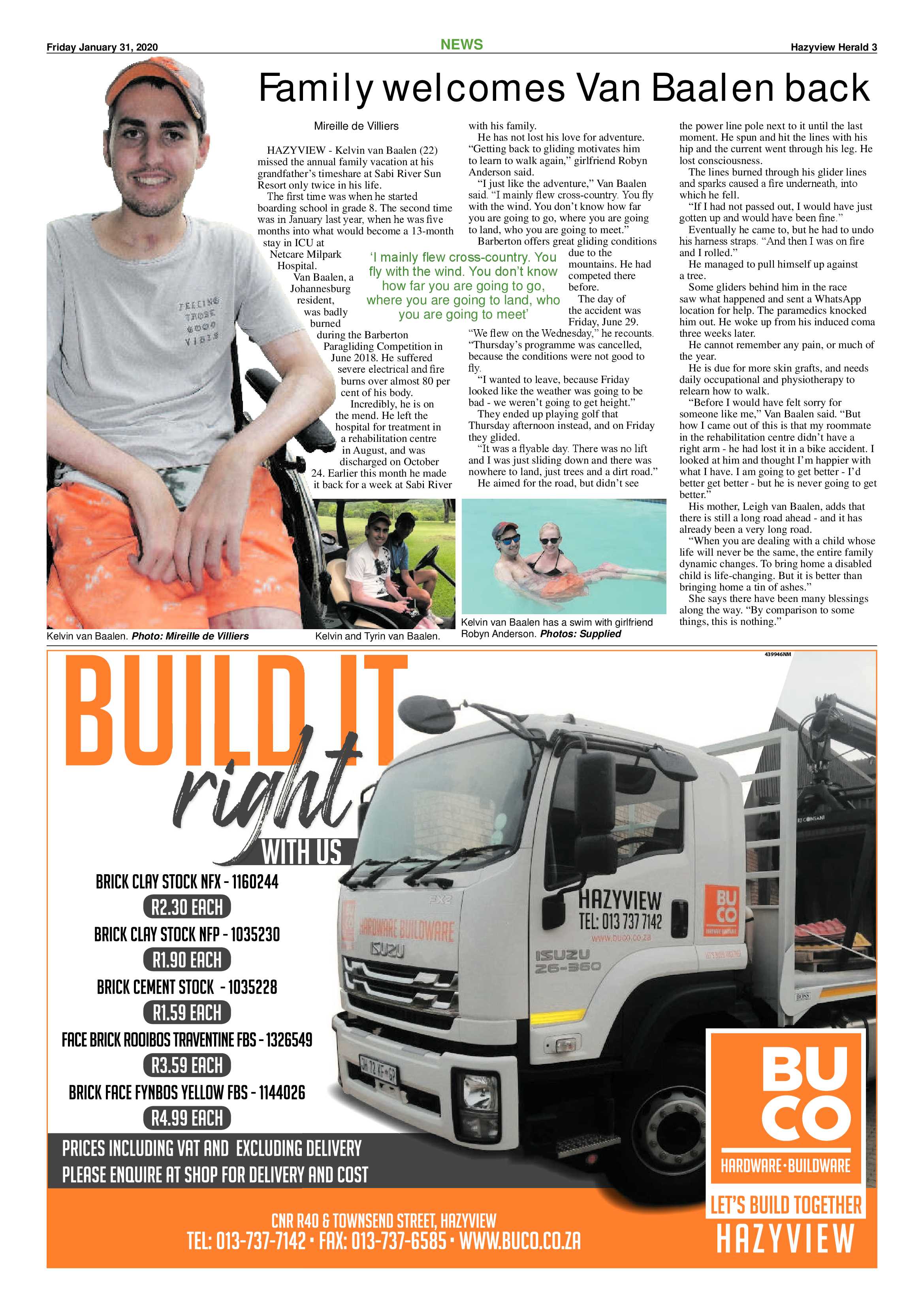 Hazyview Herald 31 January 2020 page 3