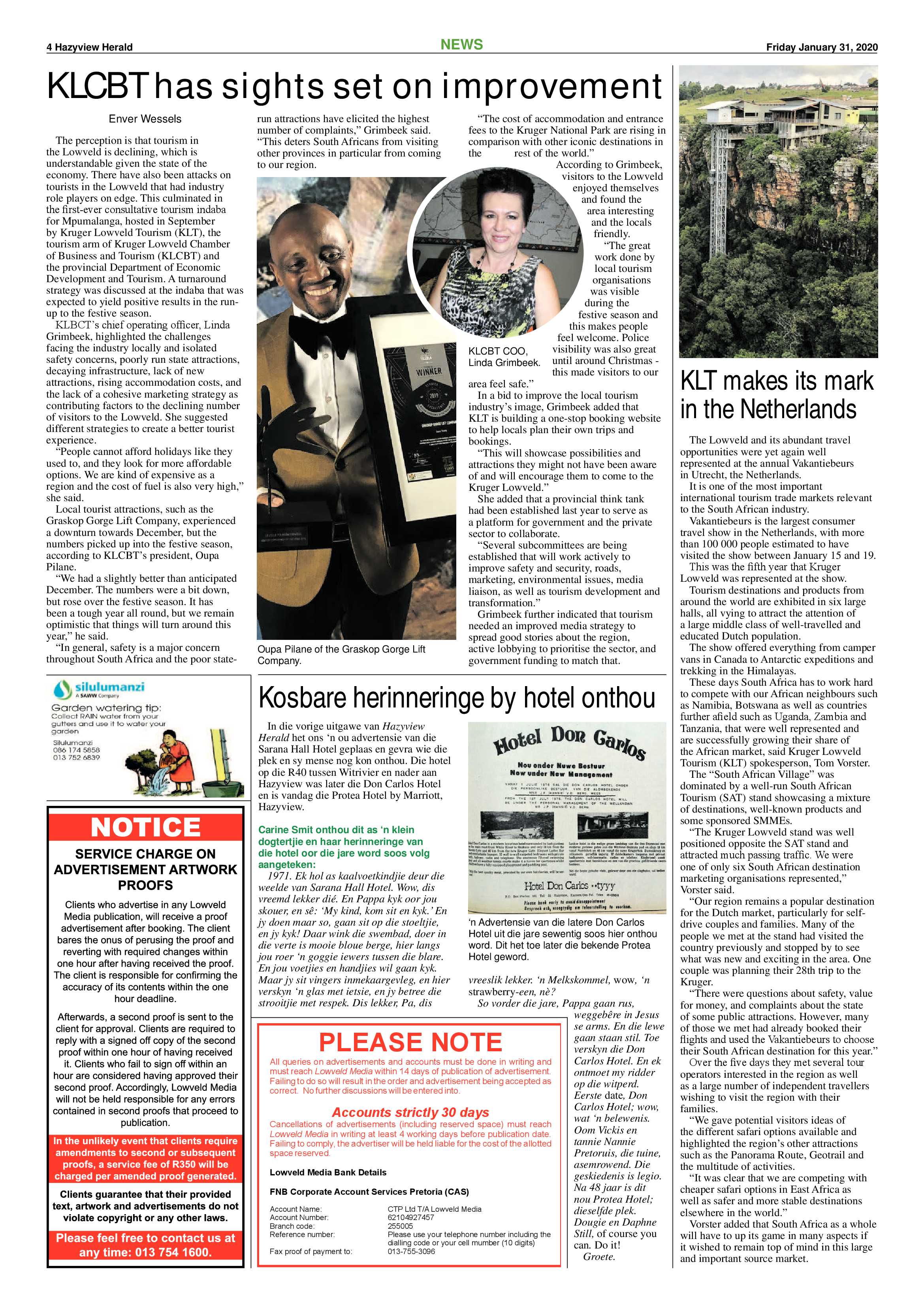 Hazyview Herald 31 January 2020 page 4