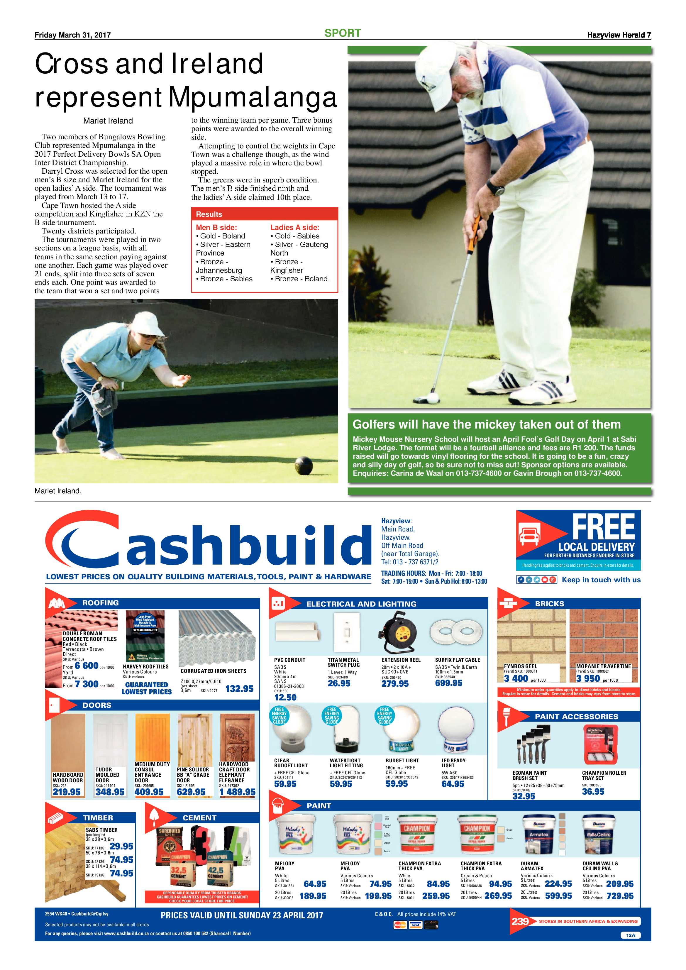 Hazyview Herald 31 March 2017 page 7