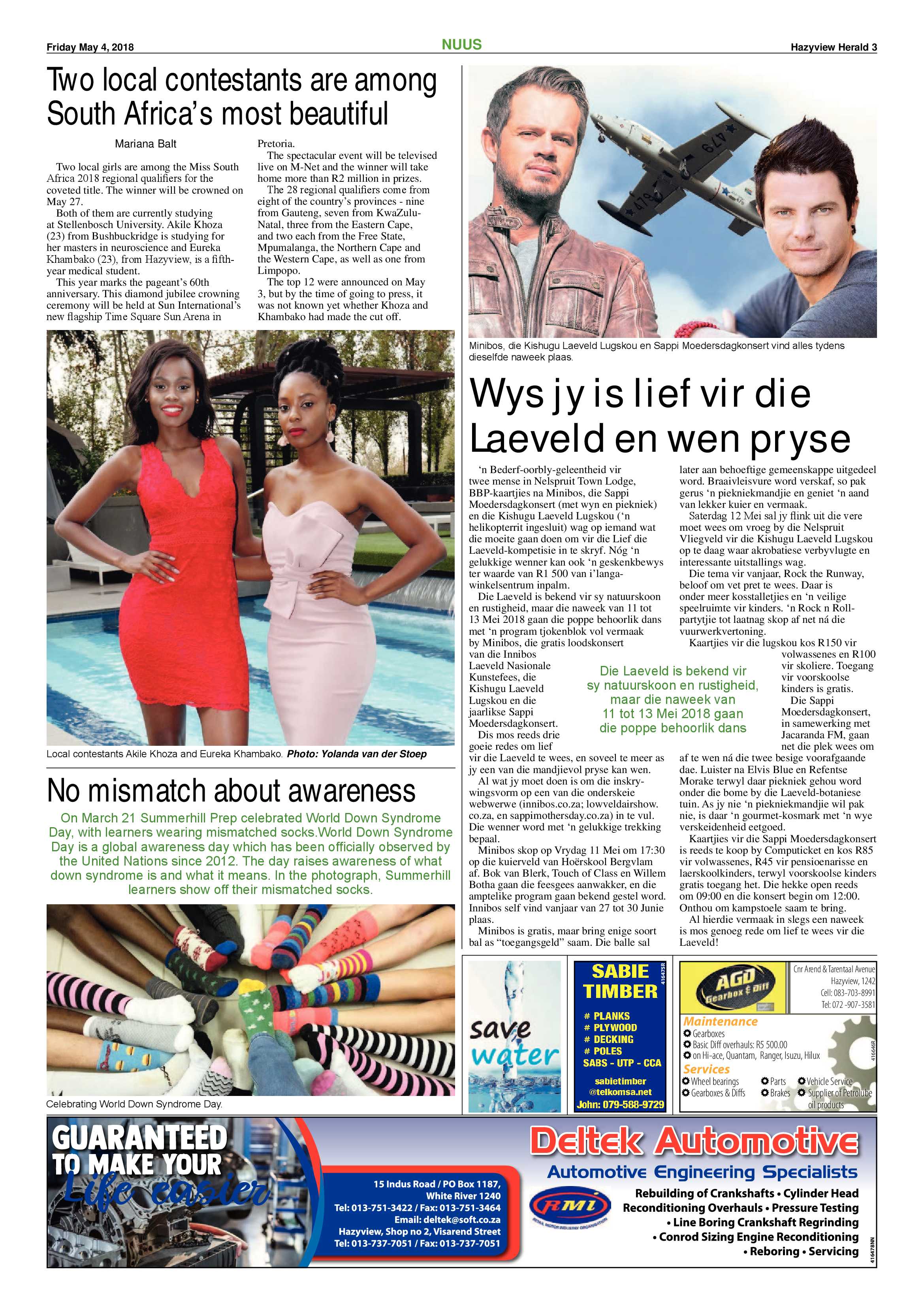 Hazyview Herald 4 May 2018 page 3