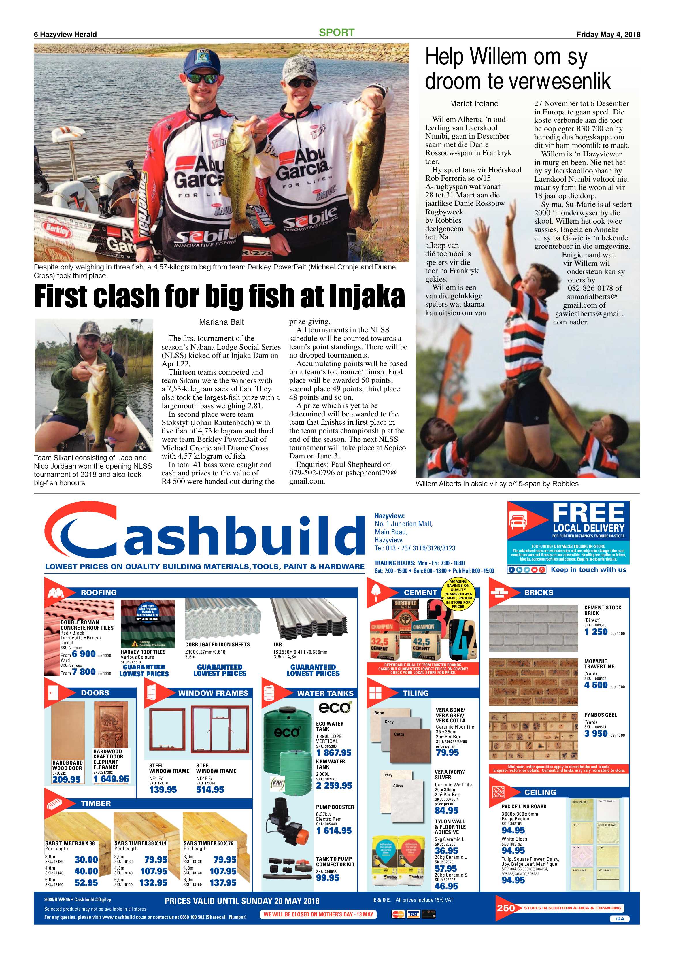 Hazyview Herald 4 May 2018 page 6