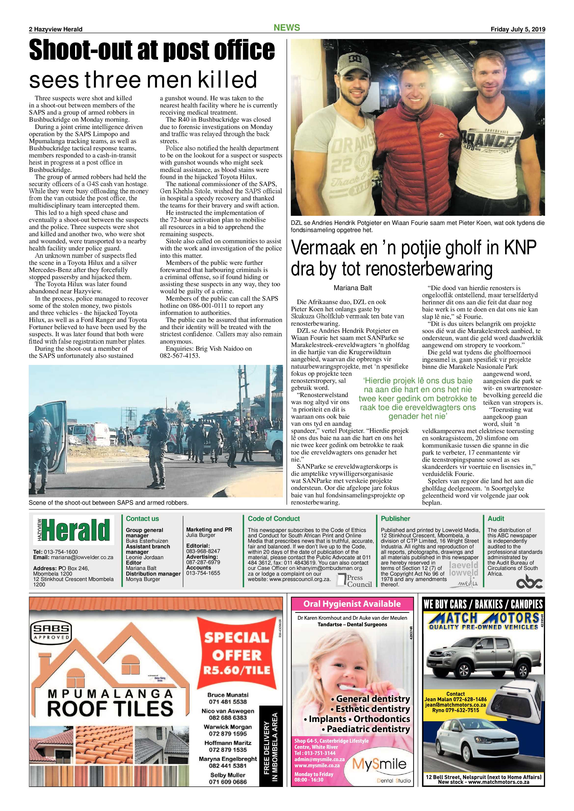 Hazyview Herald 5 July 2019 page 2