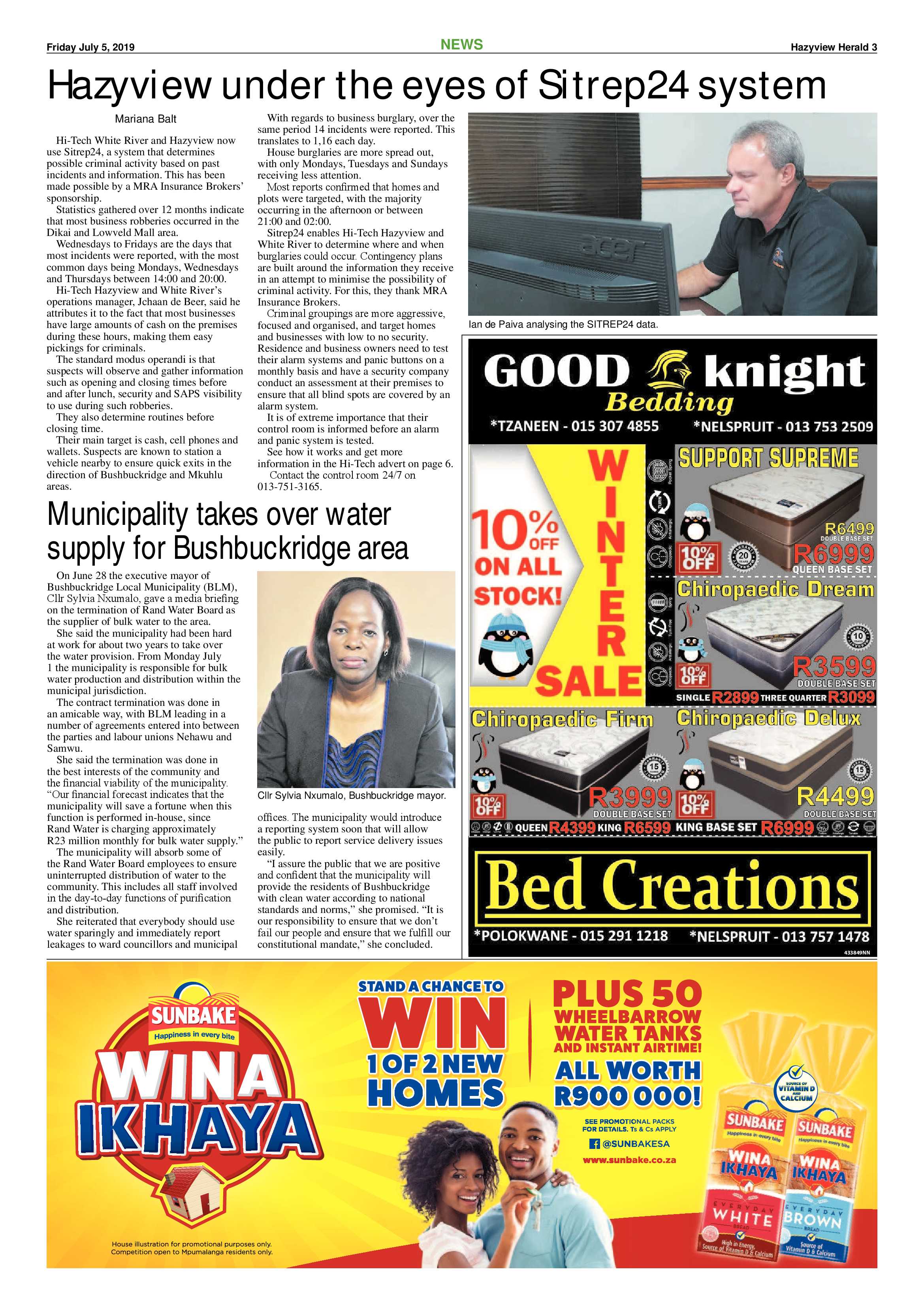 Hazyview Herald 5 July 2019 page 3
