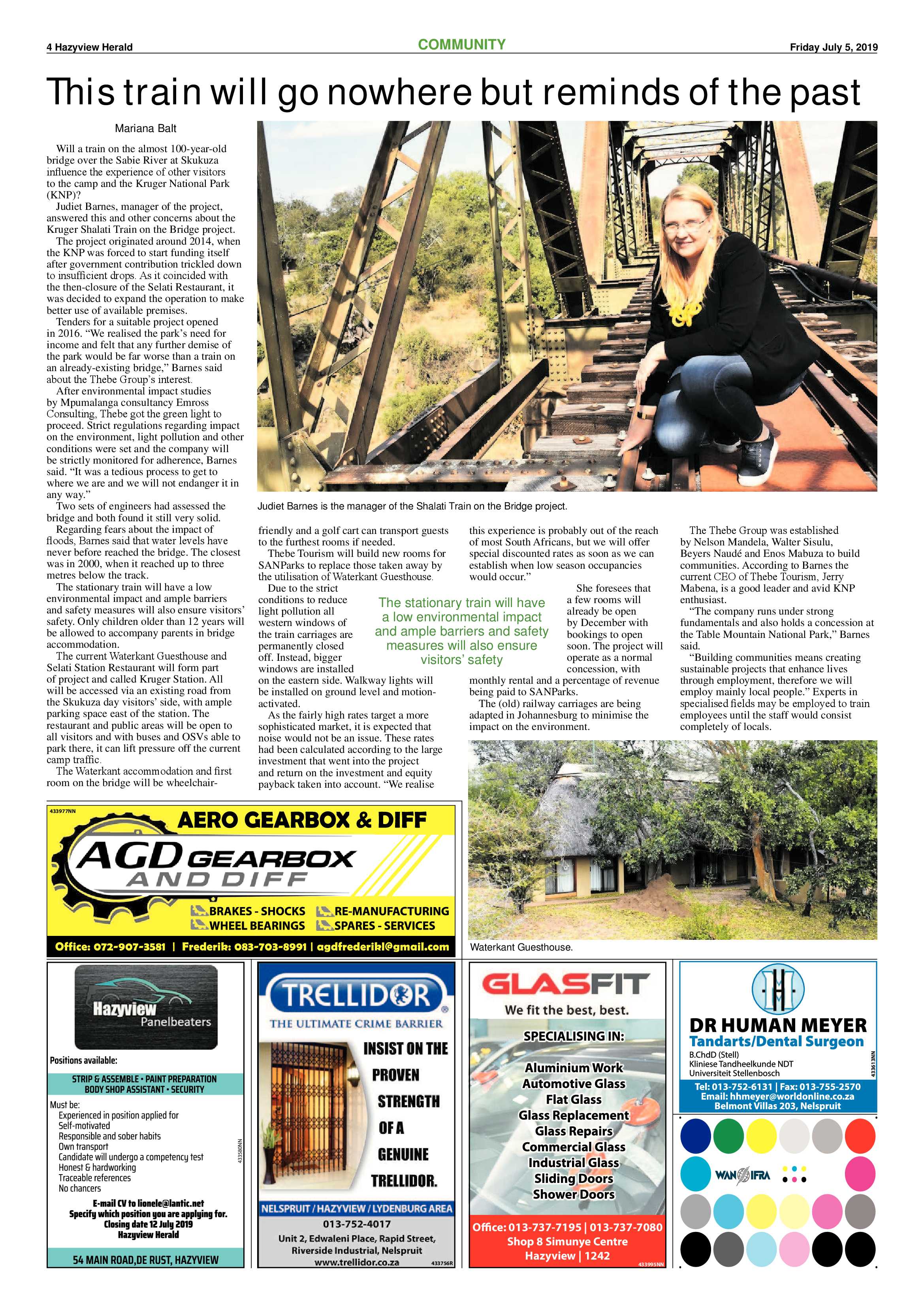 Hazyview Herald 5 July 2019 page 4