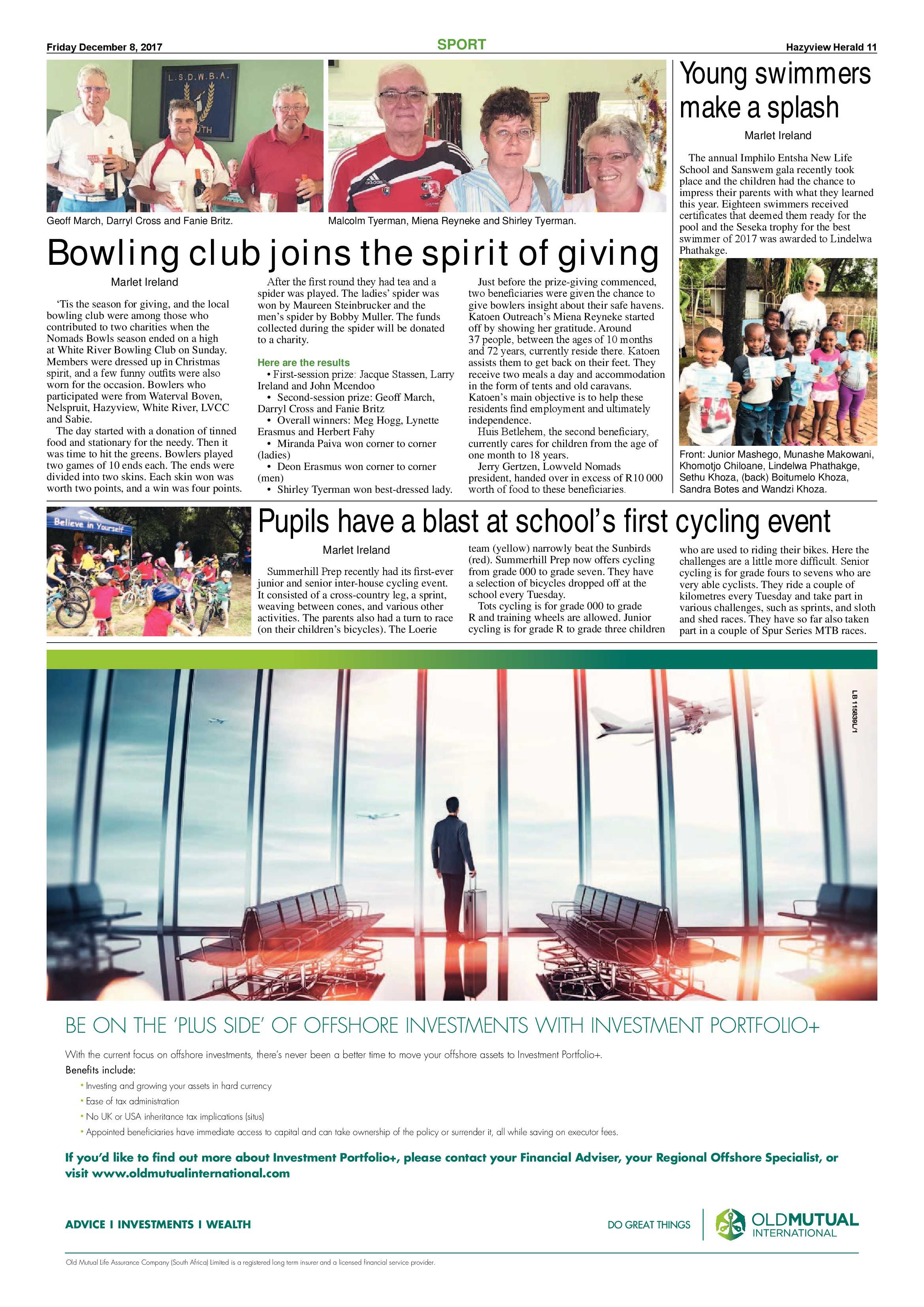 Hazyview Herald 8 December 2017 page 11