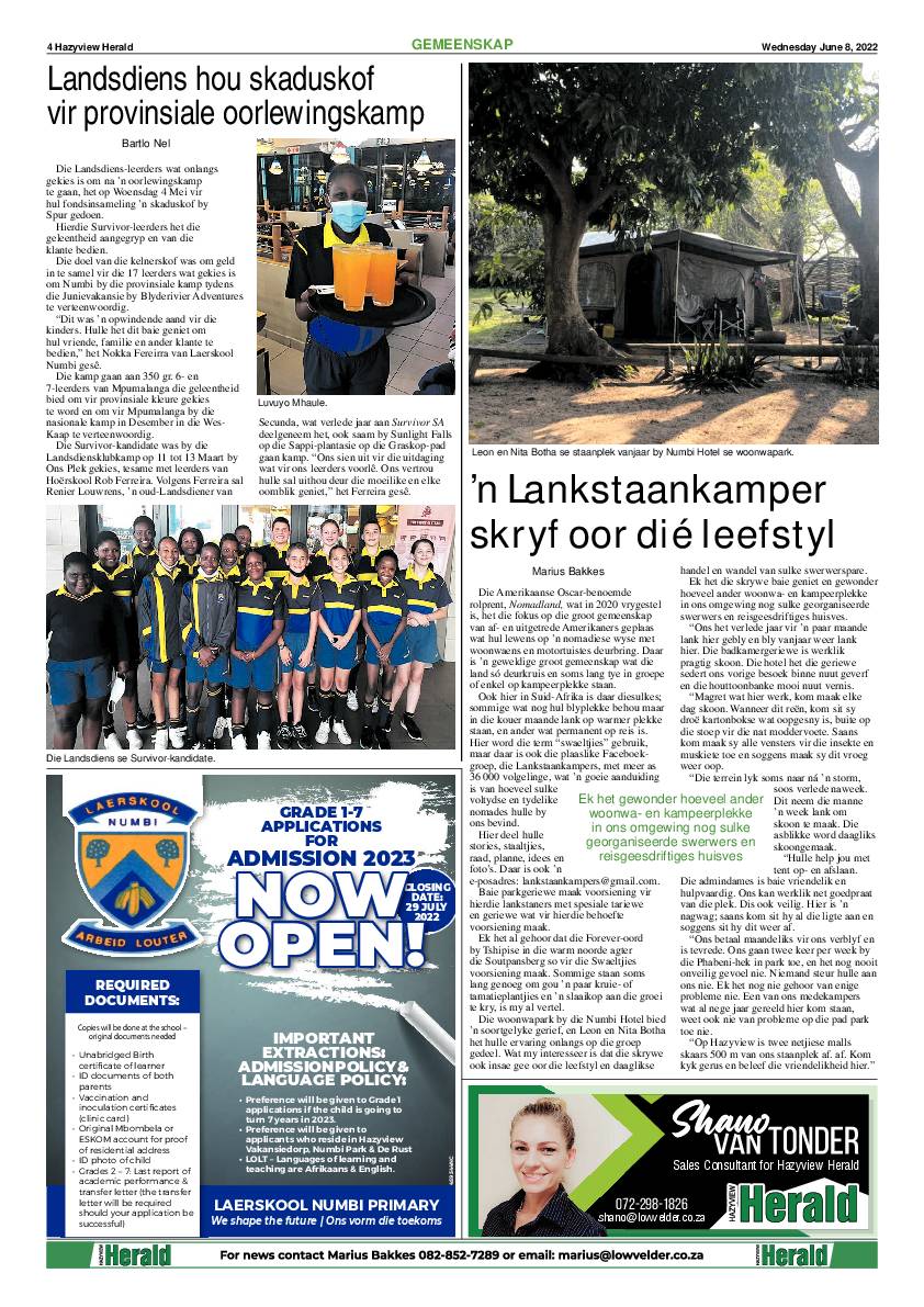 Hazyview Herald 8 June 2022 page 4