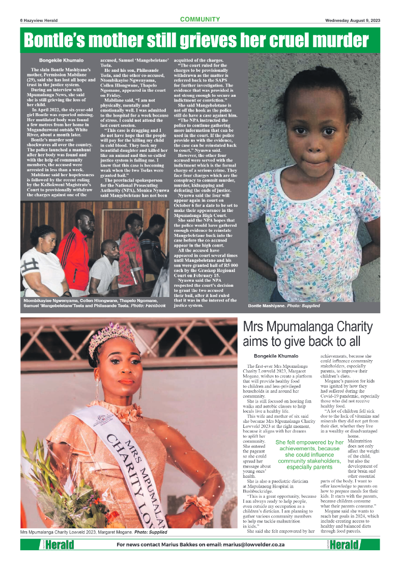 Hazyview Herald 9 August 2023 page 6