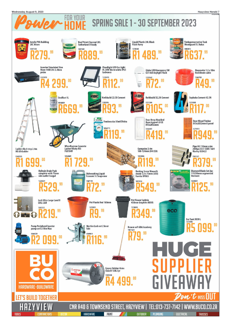 Hazyview Herald 9 August 2023 page 7