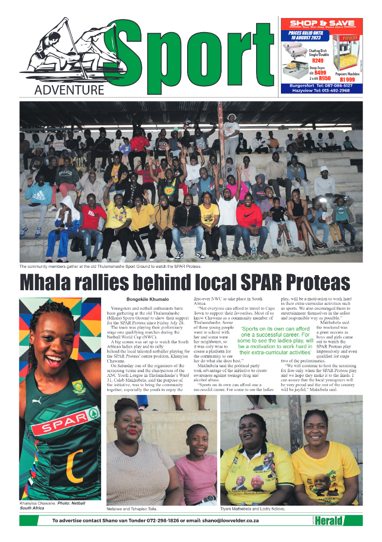 Hazyview Herald 9 August 2023 page 8