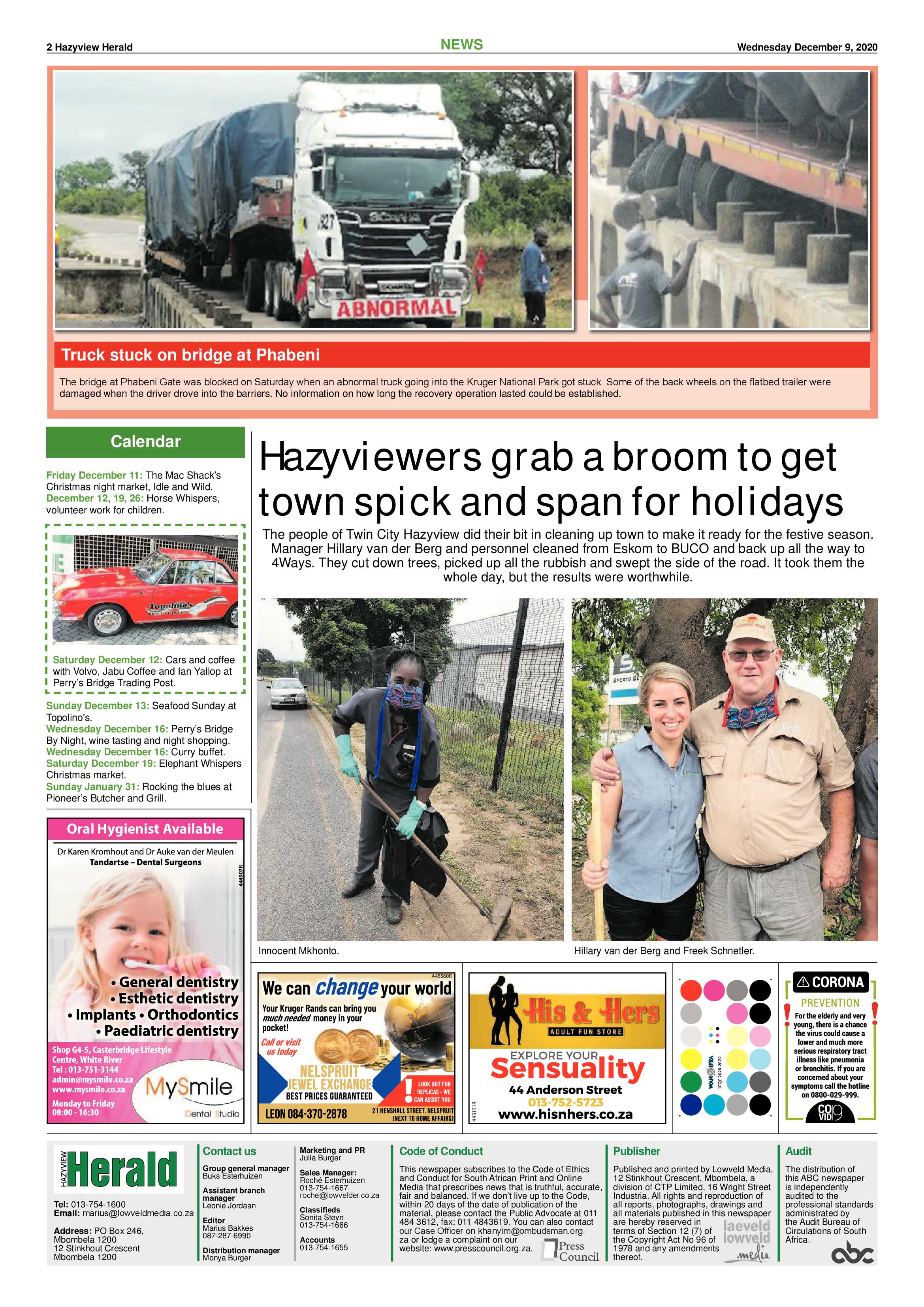 Hazyview Herald 9 December 2020 page 2