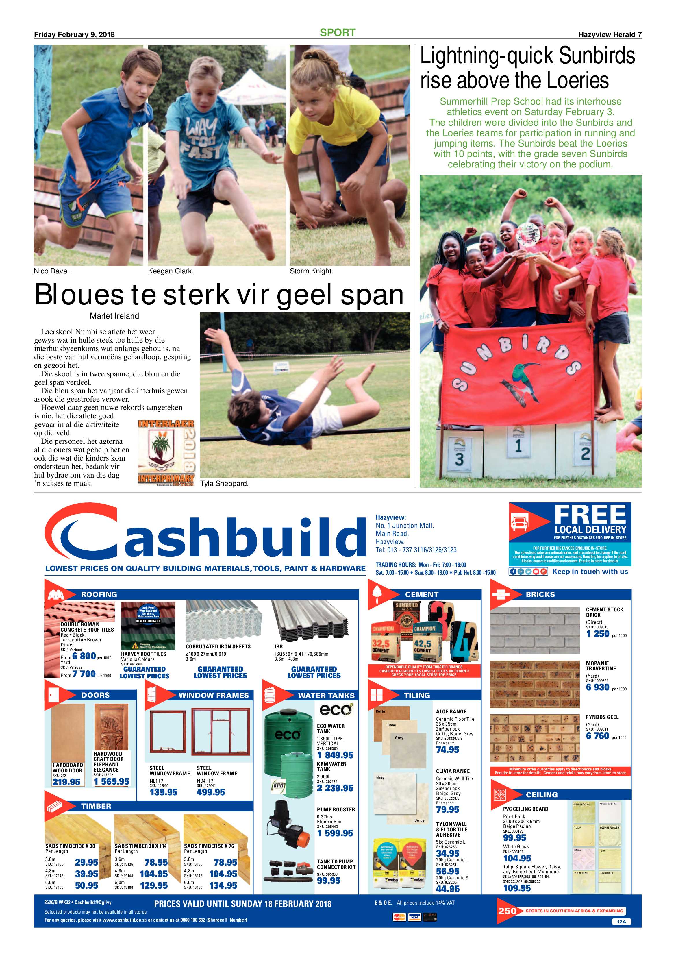 Hazyview Herald 9 February 2018 page 7