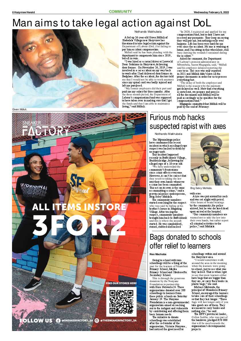 Hazyview Herald 9 February 2022 page 6