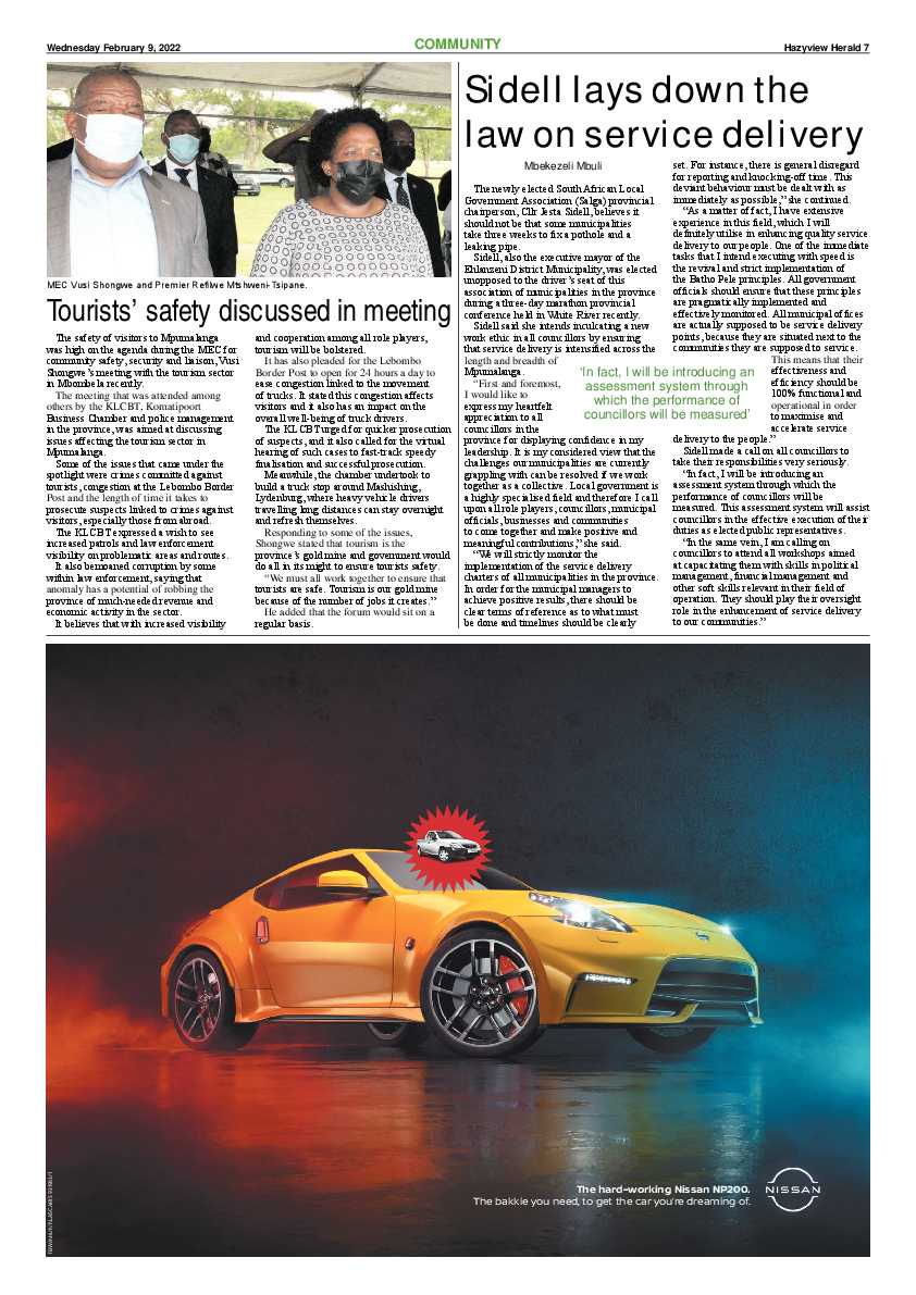 Hazyview Herald 9 February 2022 page 7
