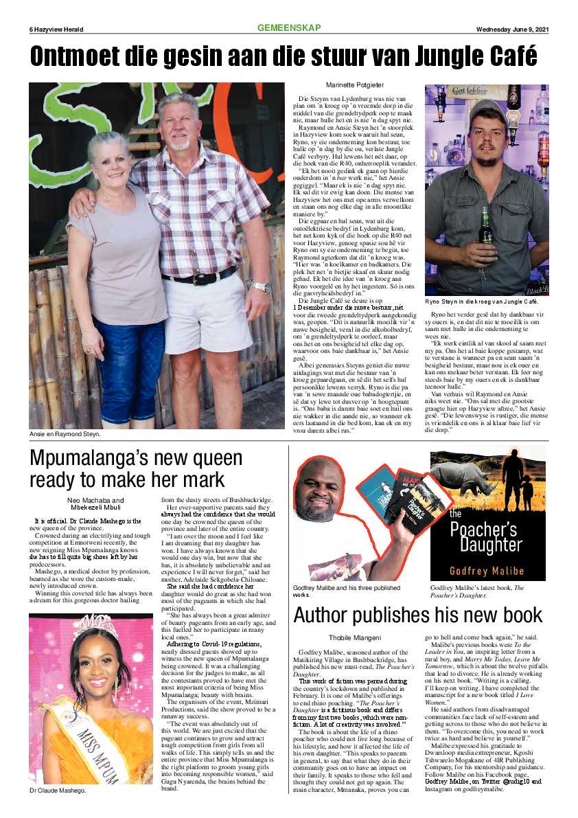 Hazyview Herald 9 June 2021 page 6