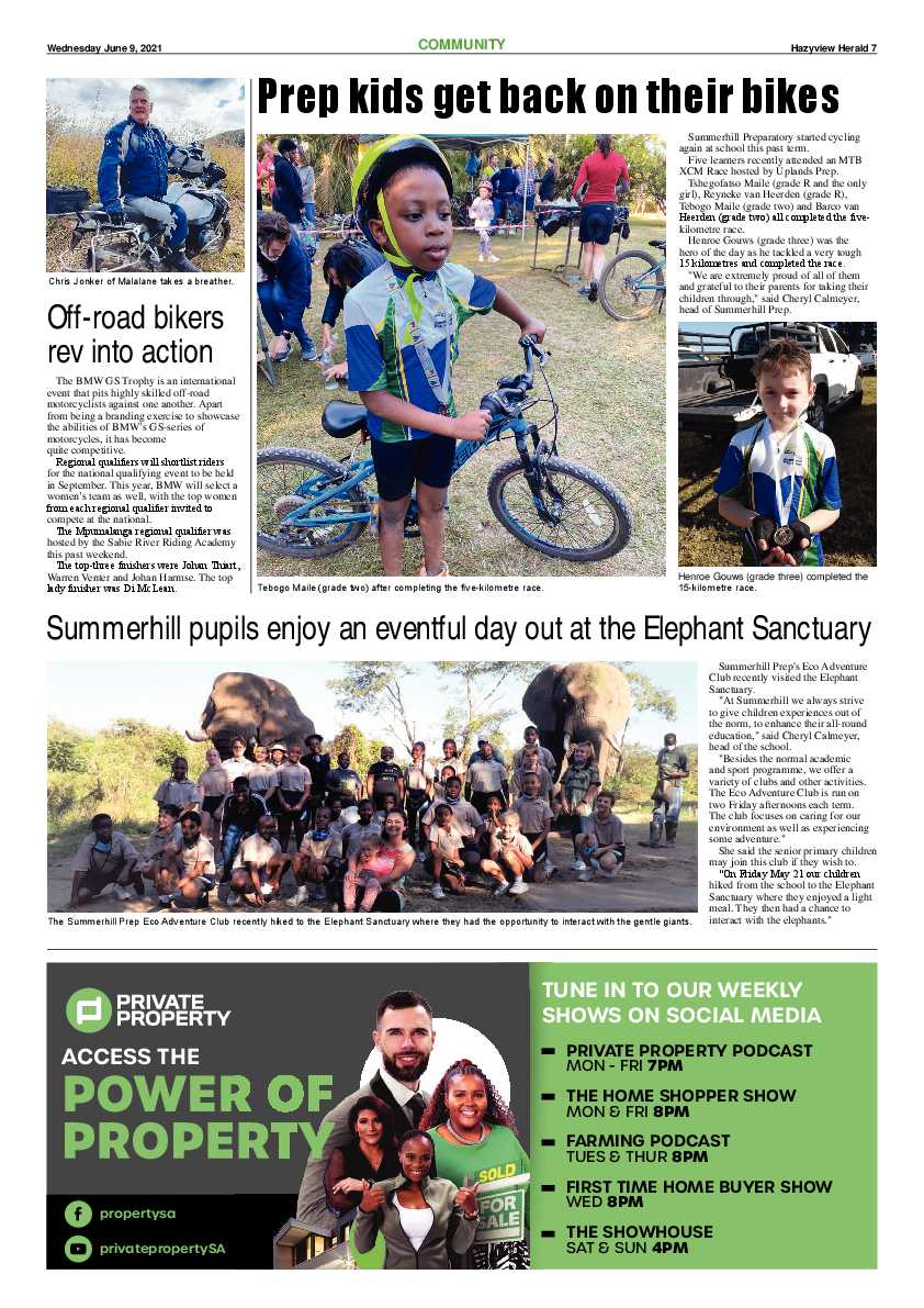 Hazyview Herald 9 June 2021 page 7