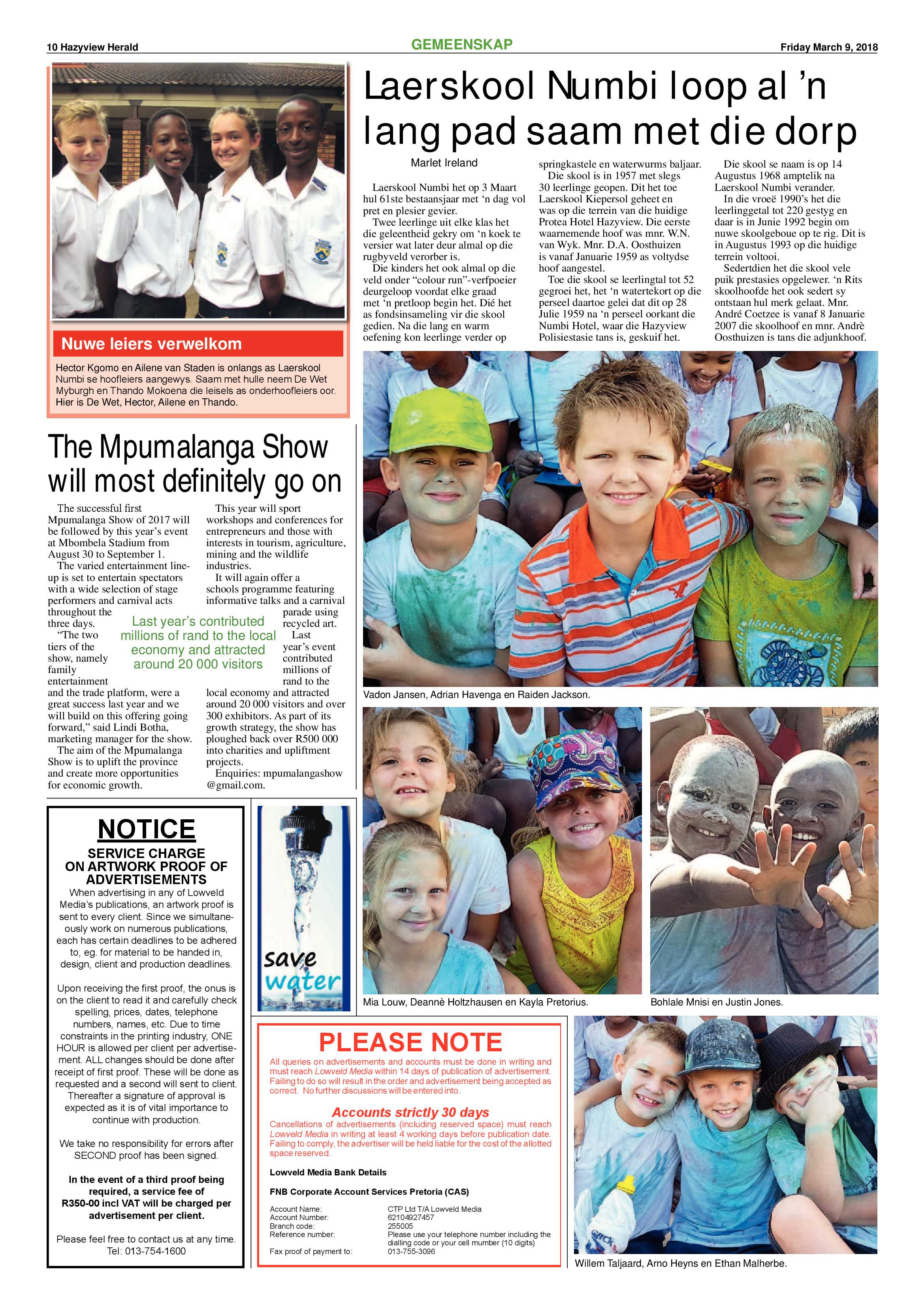 Hazyview Herald 9 March 2018 page 10