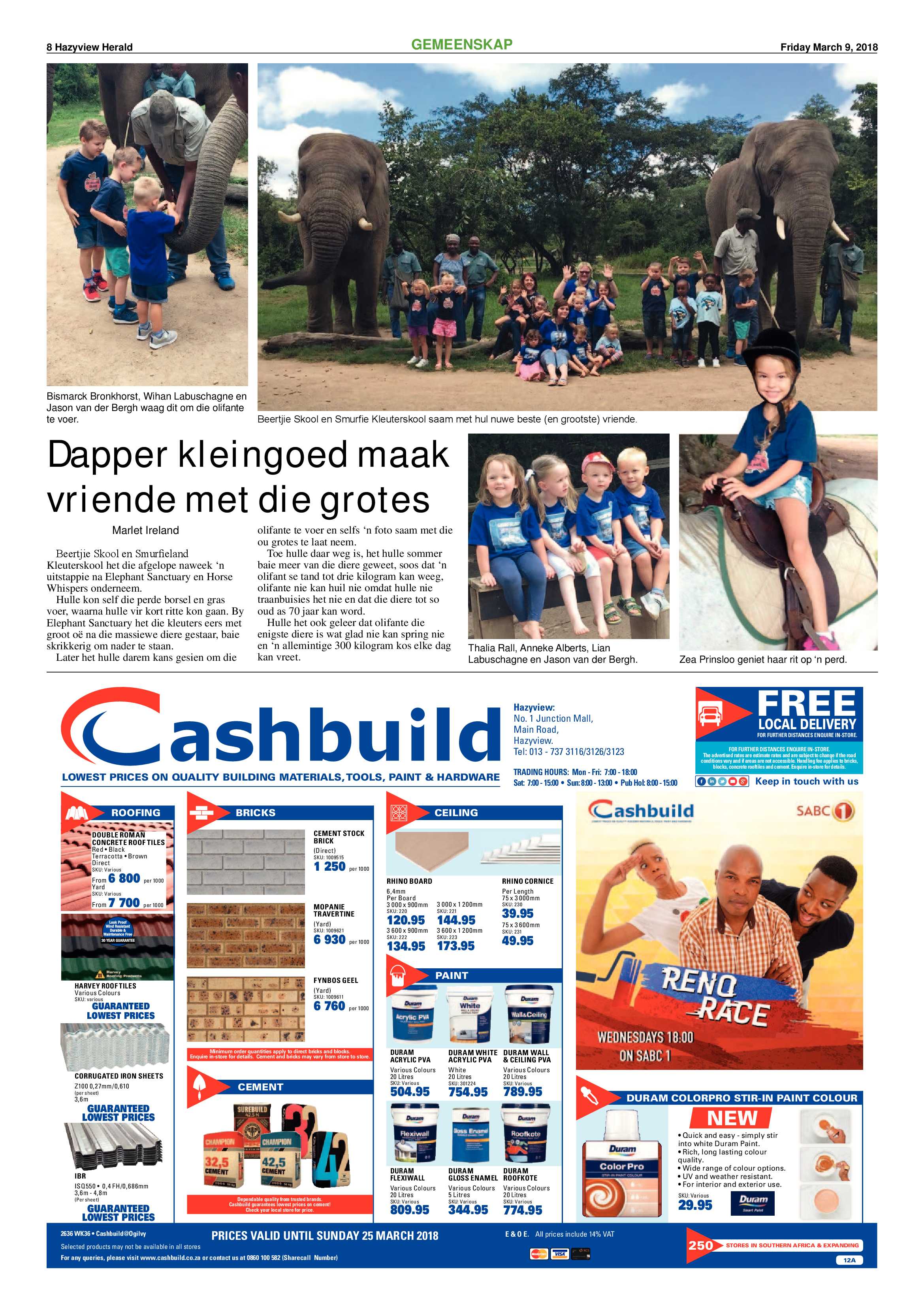 Hazyview Herald 9 March 2018 page 8