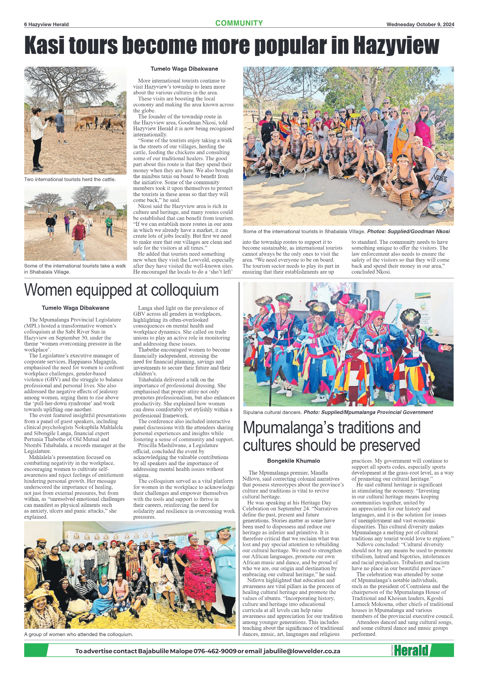 Hazyview Herald 9 October 2024 page 6