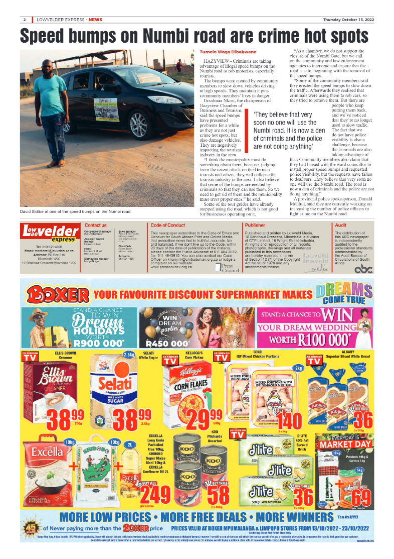 Lowvelder Express 13 October 2022 page 2