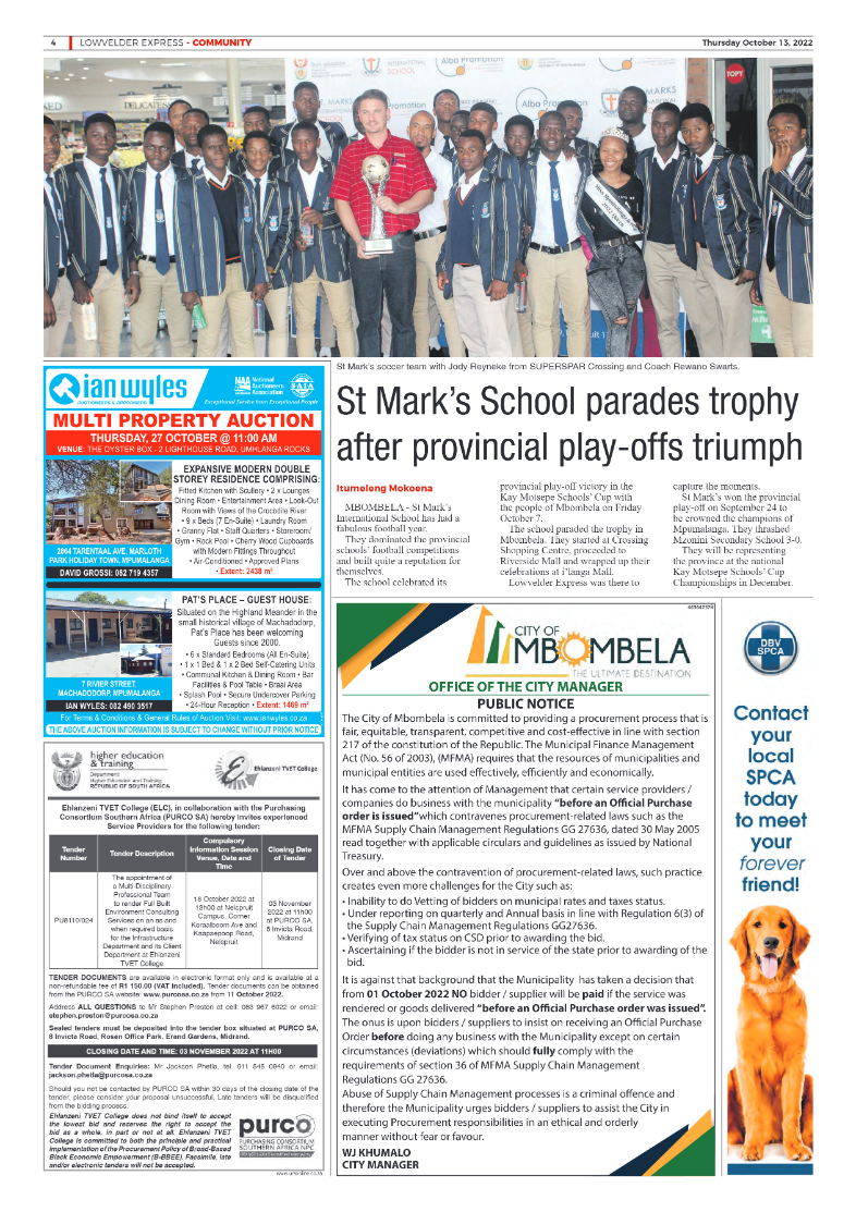 Lowvelder Express 13 October 2022 page 4