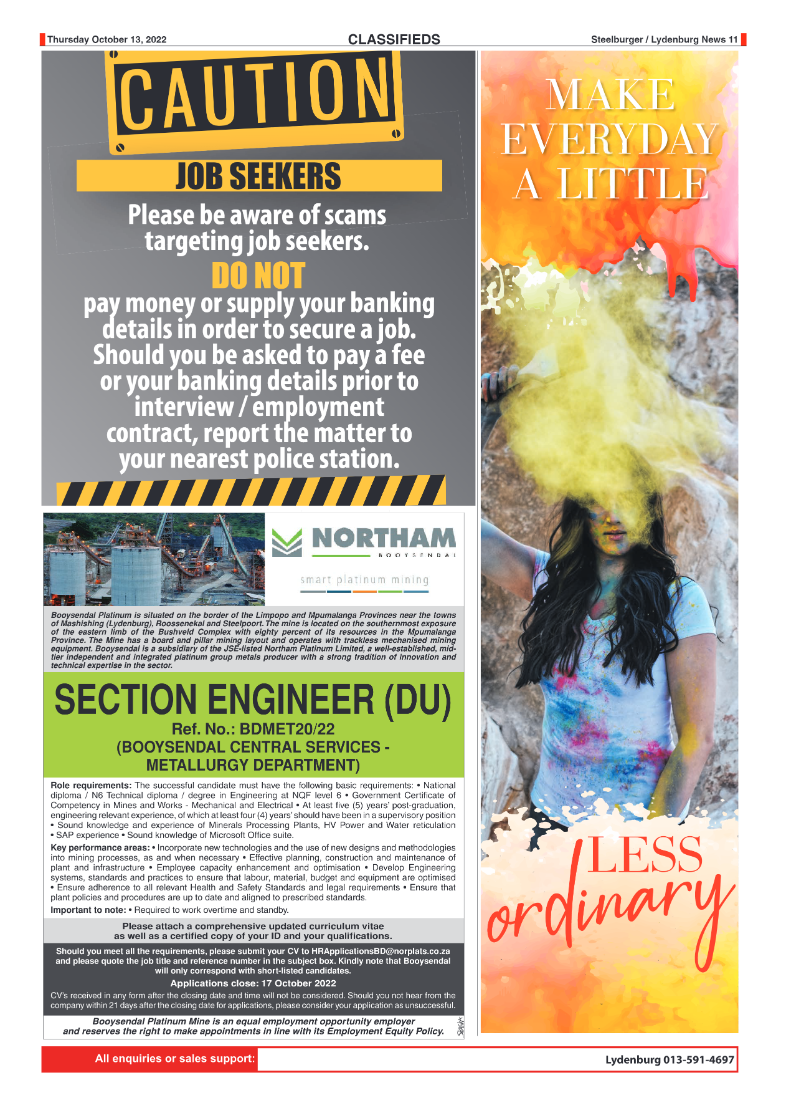 Steelburger News 13 October 2022 page 11