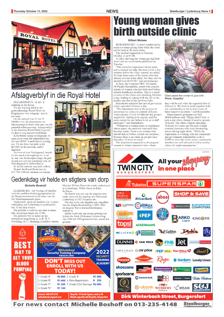 Steelburger News 13 October 2022 page 3