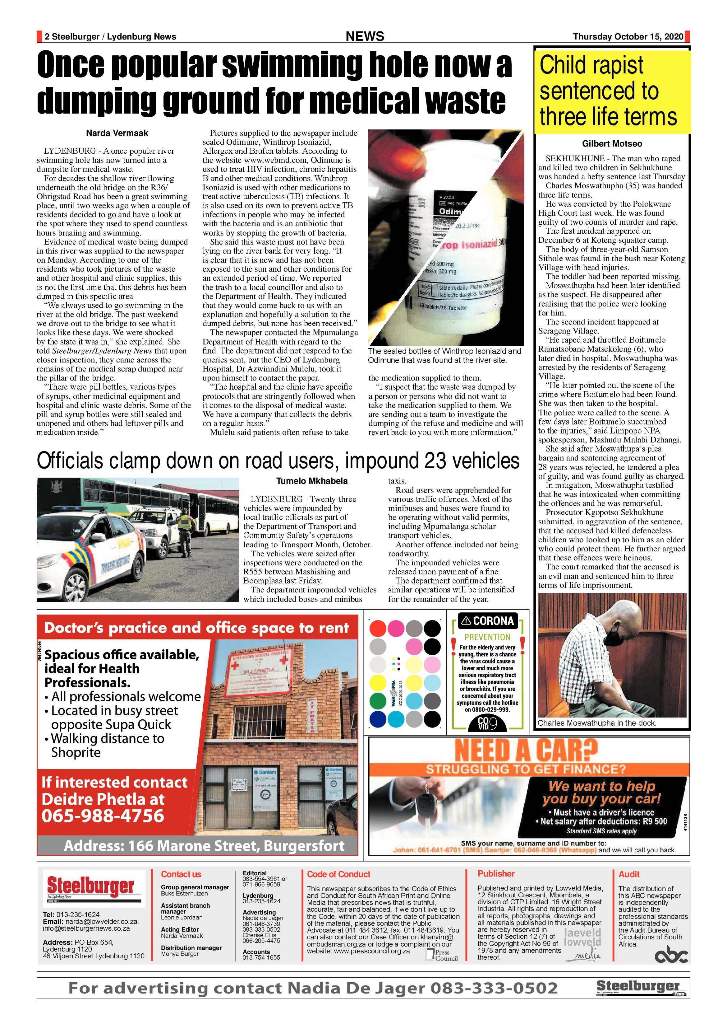Steelburger News 15 October 2020 page 2