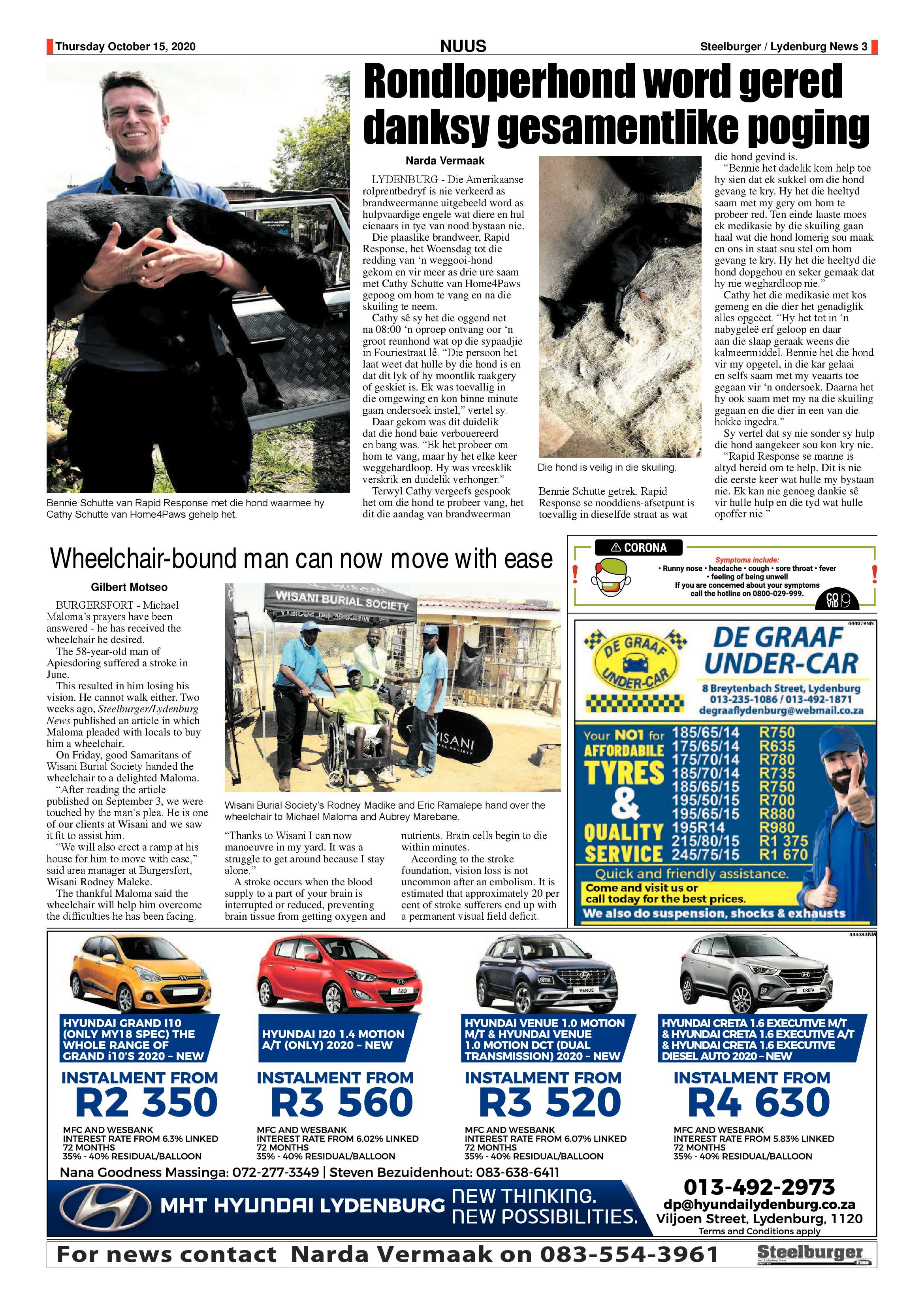 Steelburger News 15 October 2020 page 3