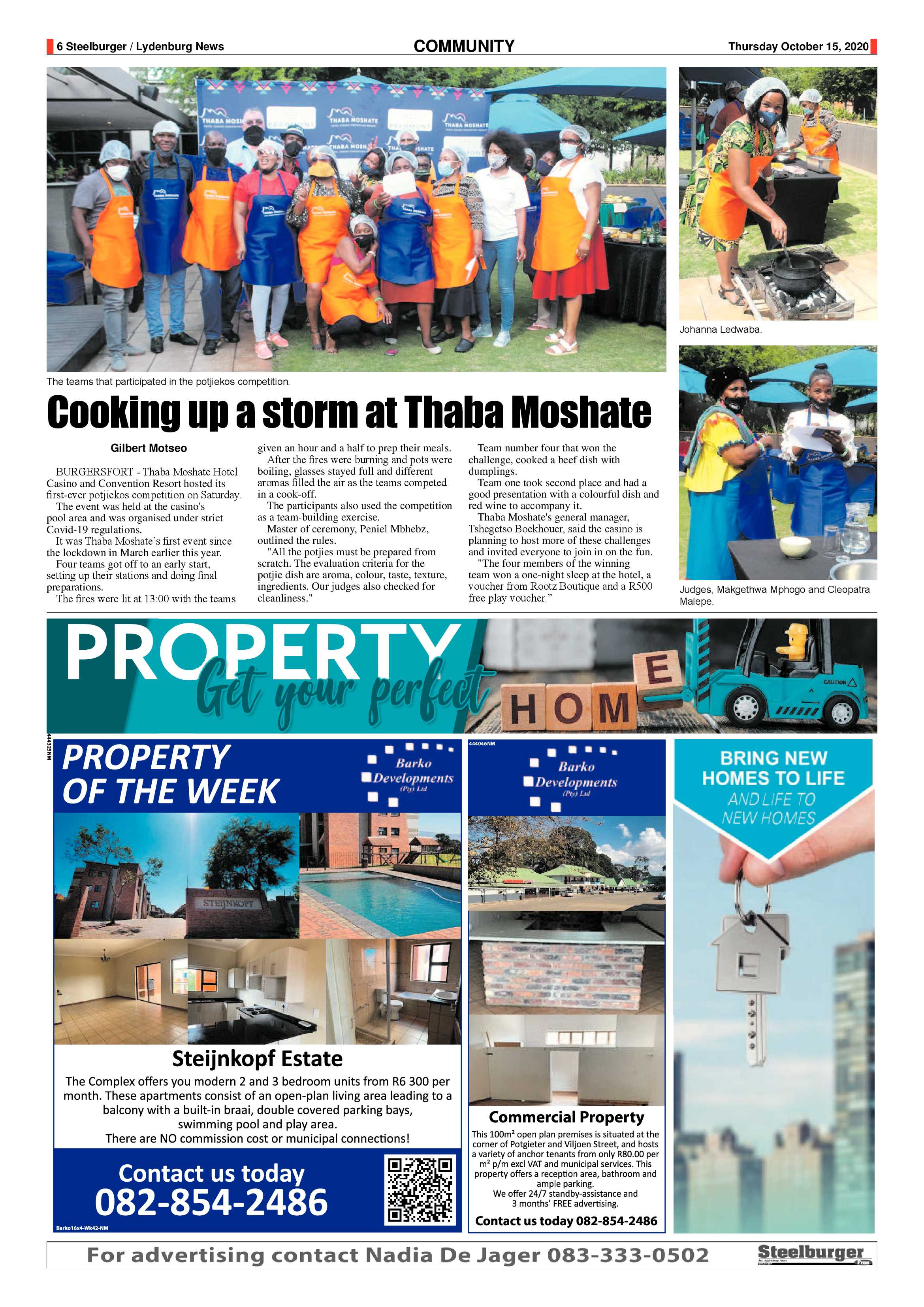 Steelburger News 15 October 2020 page 6