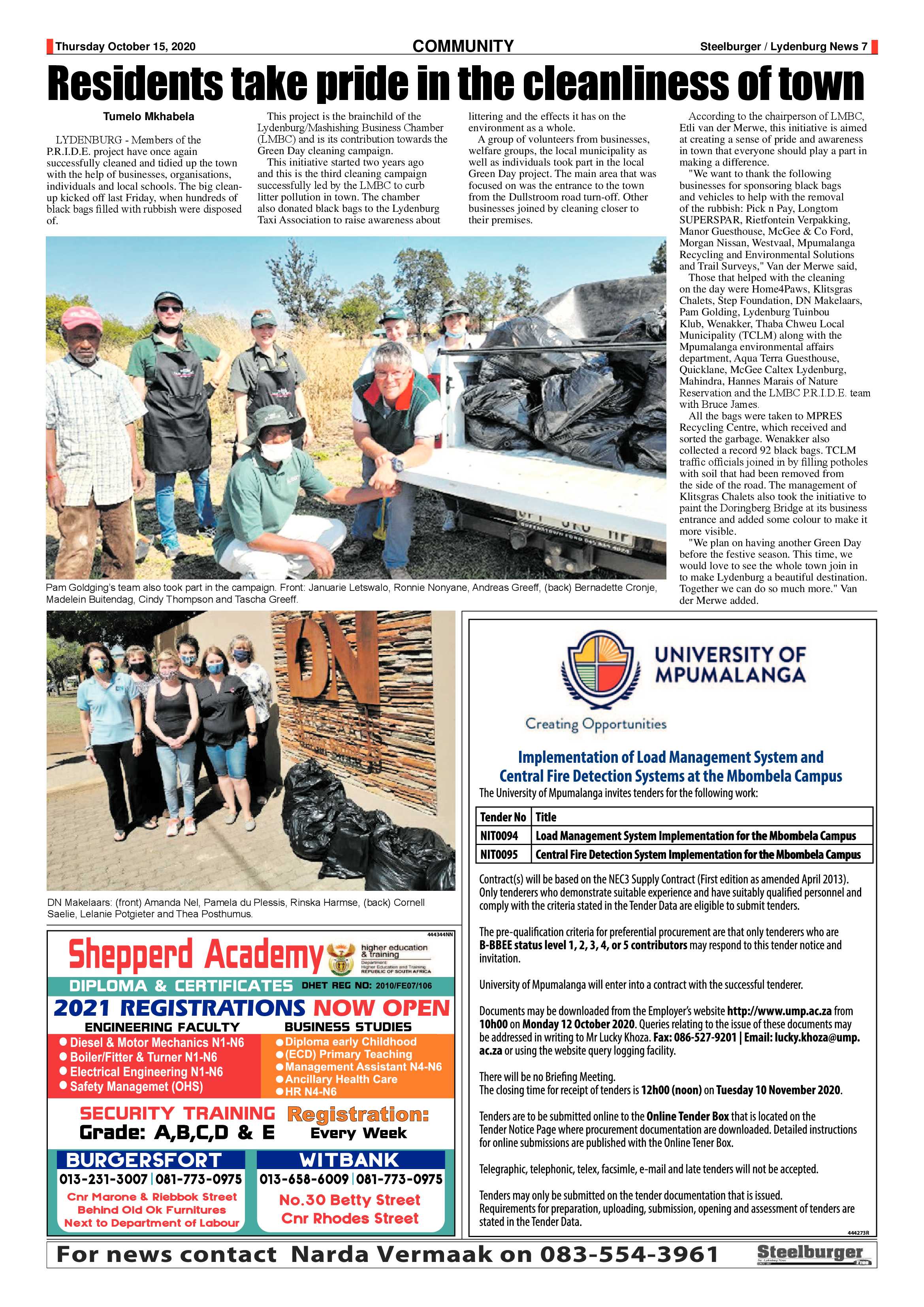 Steelburger News 15 October 2020 page 7