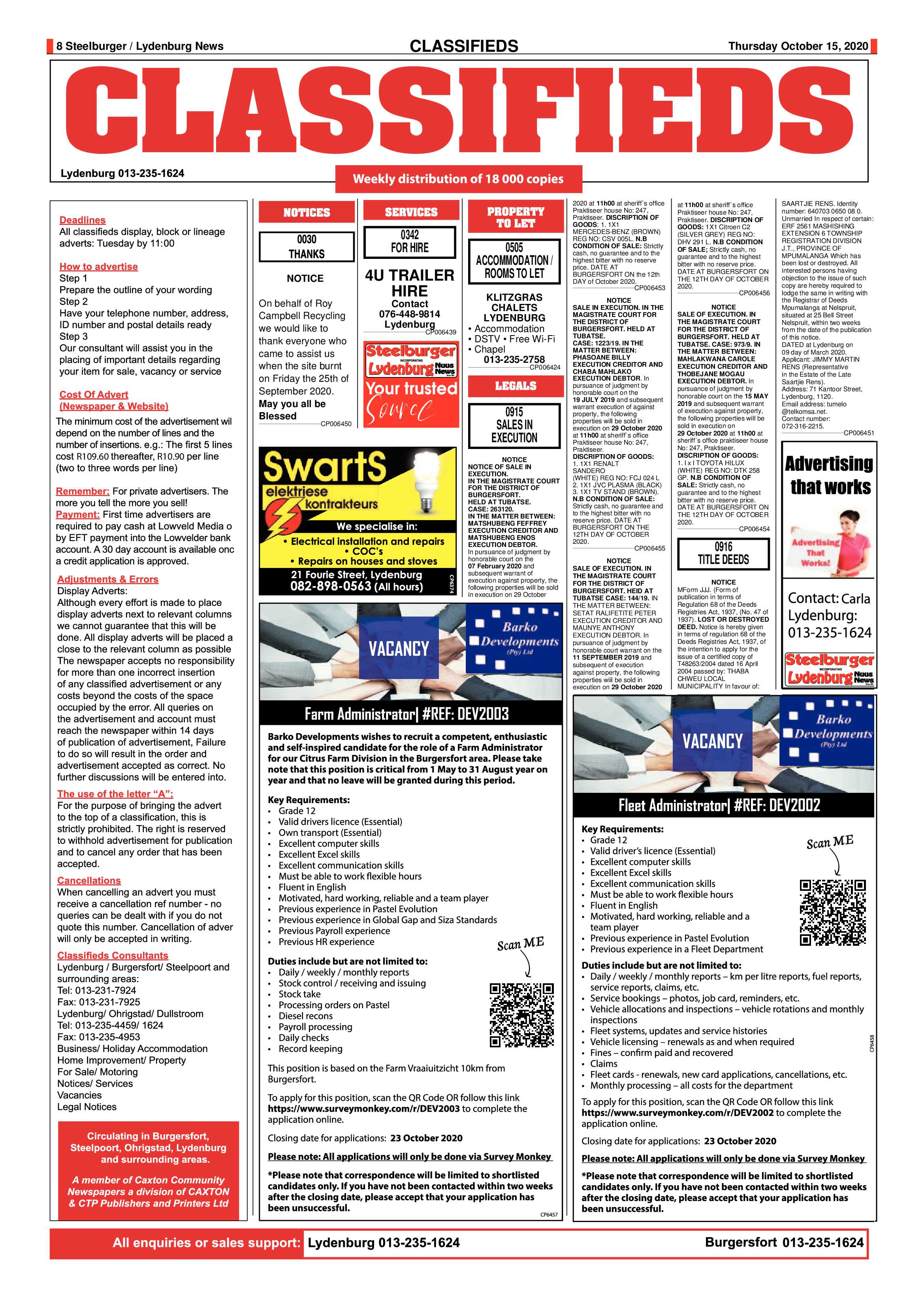 Steelburger News 15 October 2020 page 8